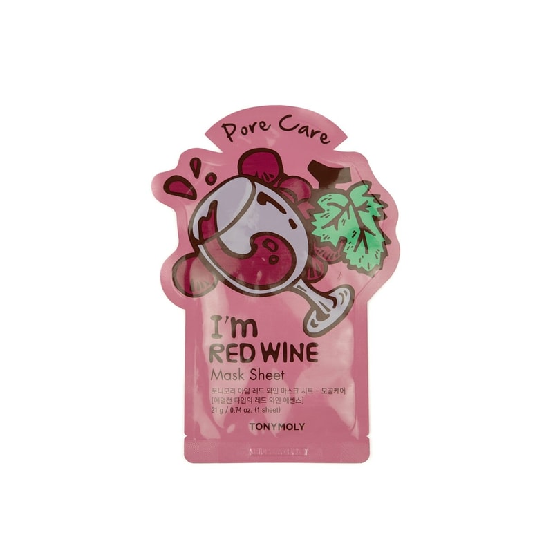 TONYMOLY I'm Red Wine Pore Care Mask Sheet 21g (0.74oz)