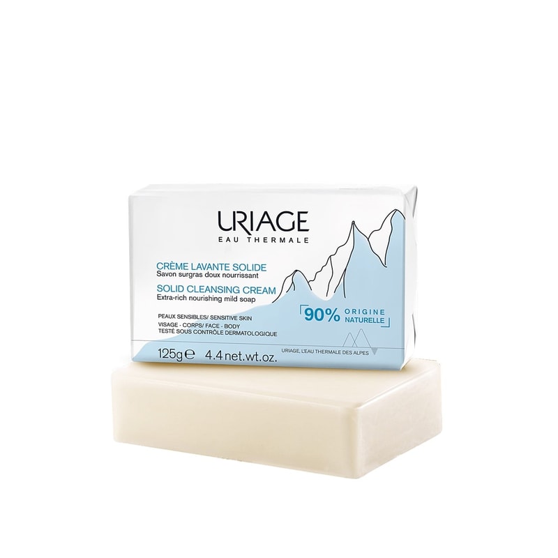 Uriage Eau Thermale Solid Cleansing Cream 125g (4.41oz)
