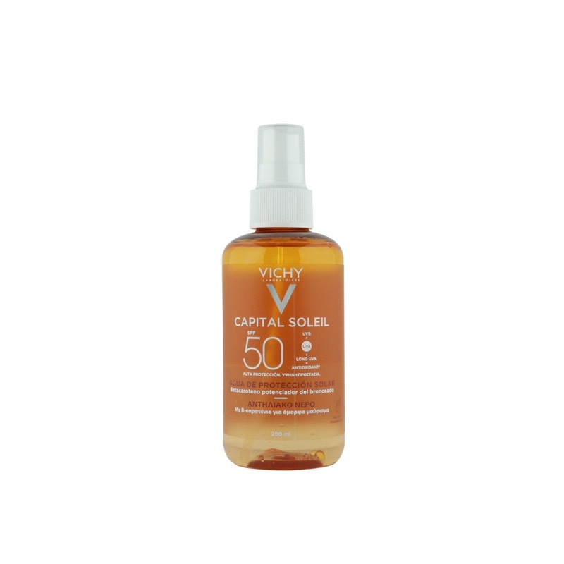 Vichy Capital Soleil Sonnenschutz-Wasser Verstärkte Bräune LSF50+ 200ml (6.76fl oz)