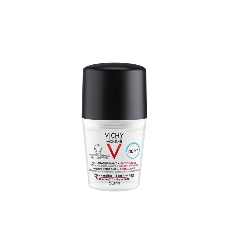 Vichy Homme Deodorant Anti-Perspirant Anti-Stains 48h 50ml (1.69floz)