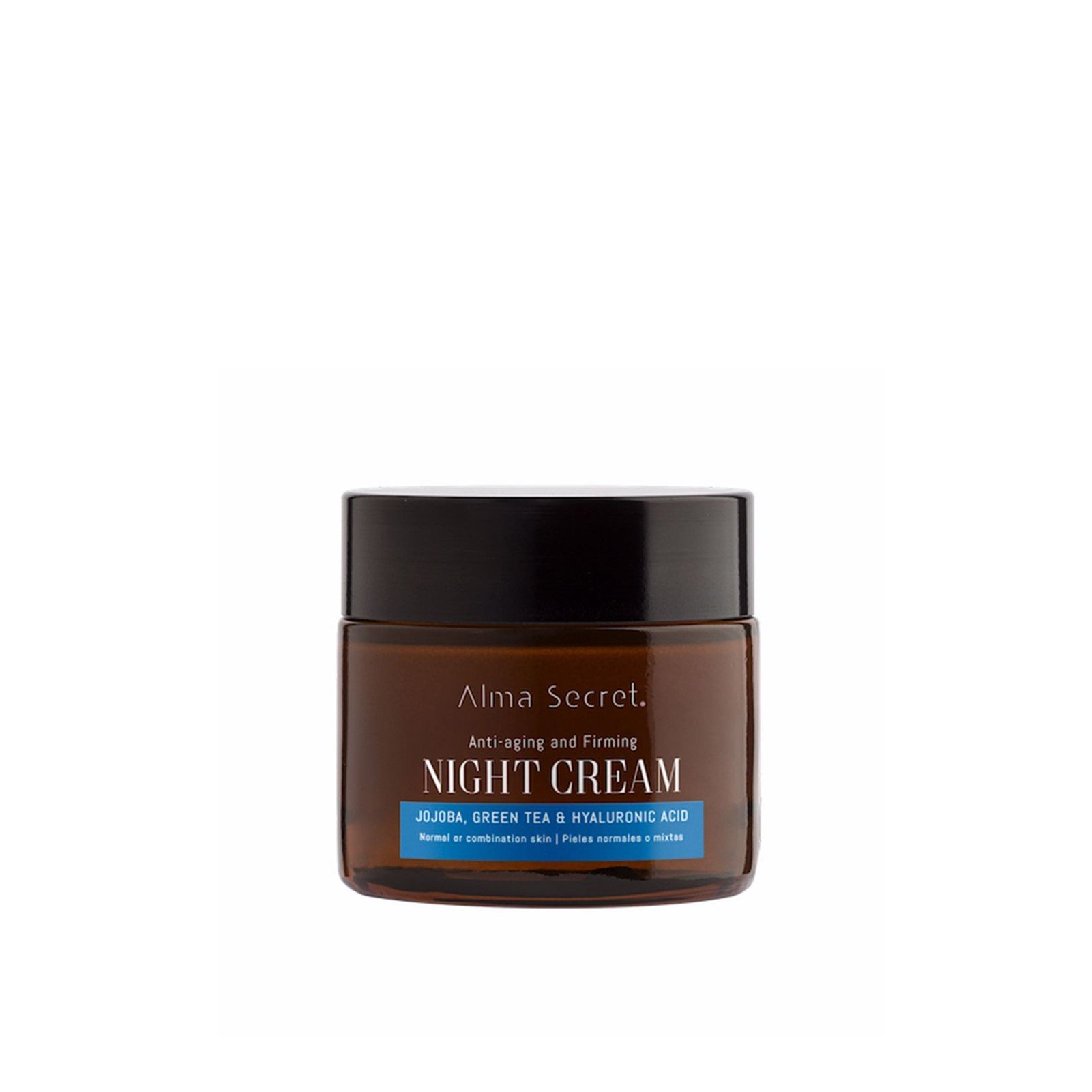 Alma Secret Anti-Aging and Firming Jojoba, Green Tea & Hyaluronic Acid Night Cream