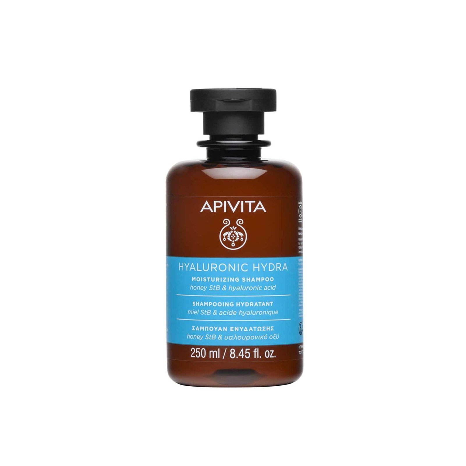 shampoo for men with long hair APIVITA Hyaluronic Hydra Moisturizing Shampoo