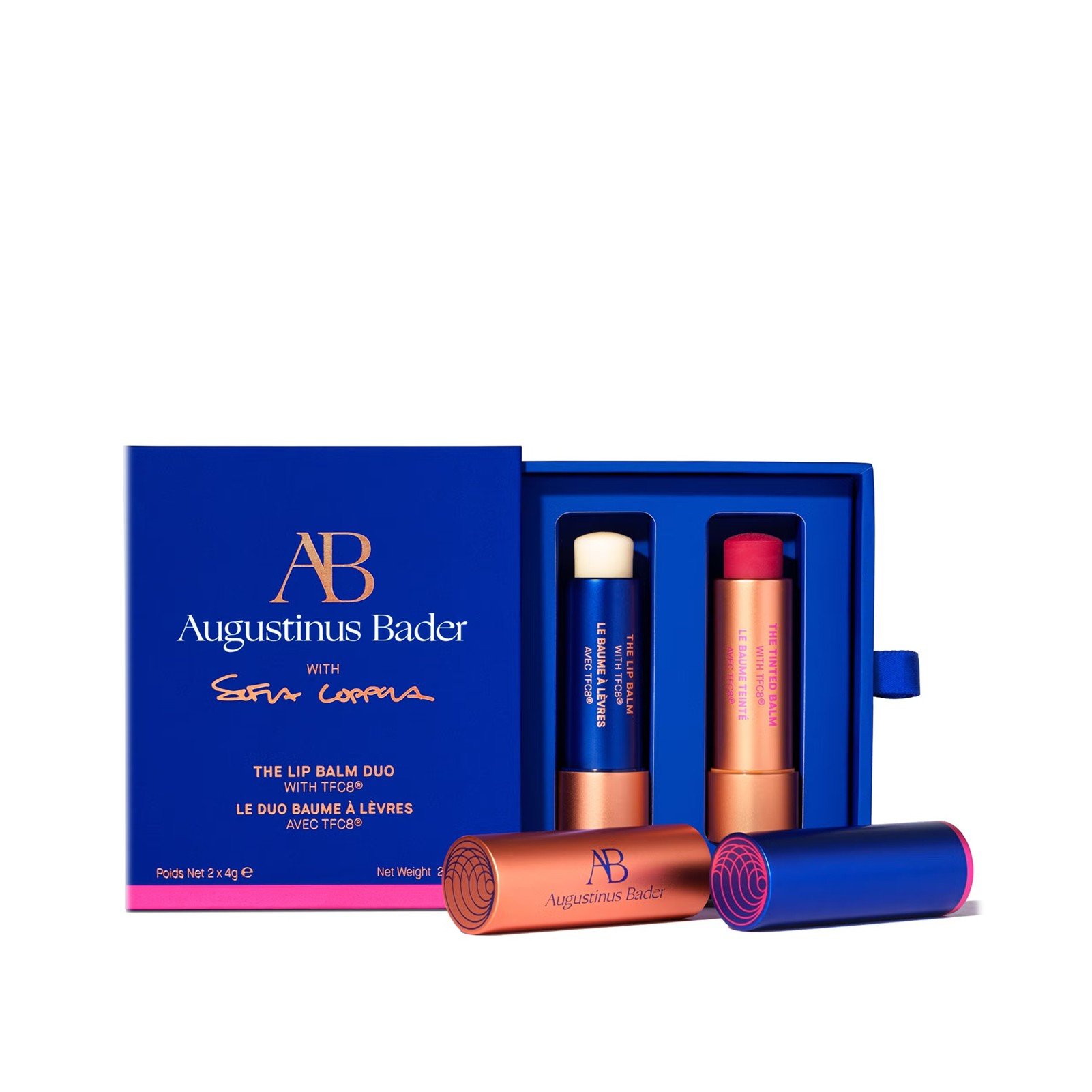 Augustinus Bader X Sofia Coppola The Lip Balm Duo