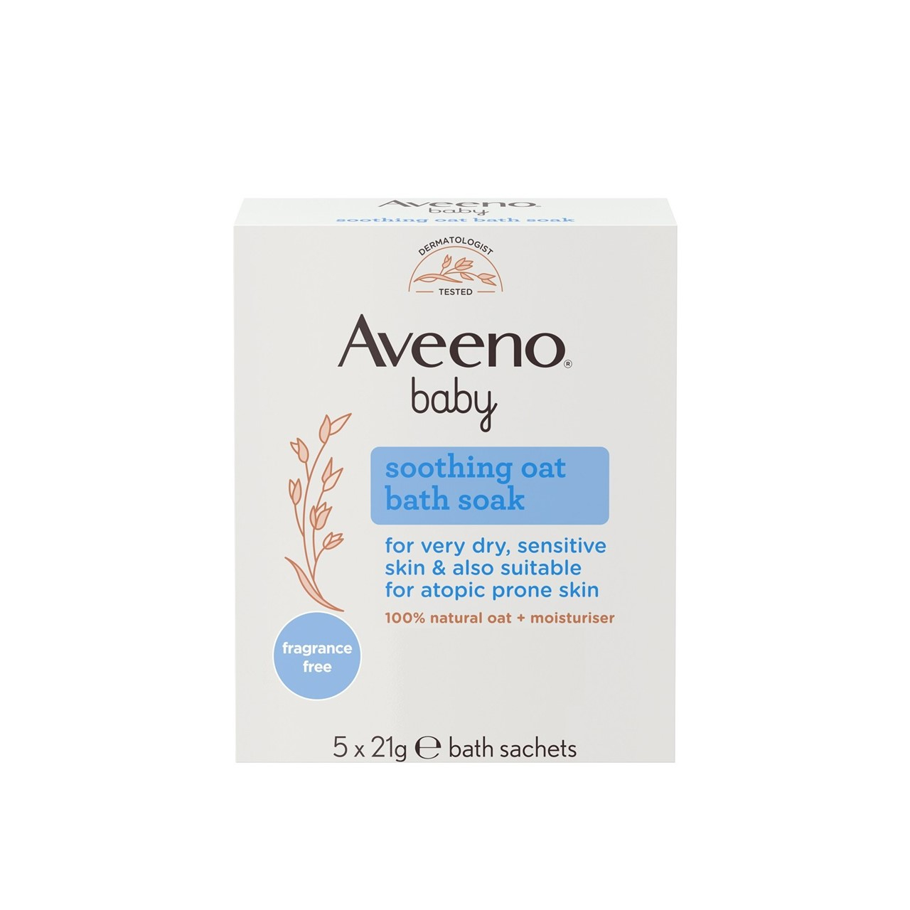 Aveeno Baby Soothing Oat Bath Soak 21g x5