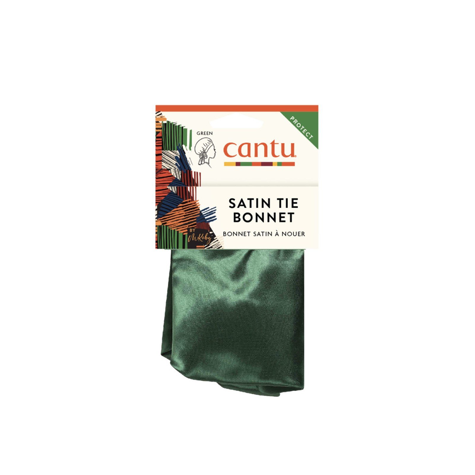 Cantu Satin Tie Bonnet Green