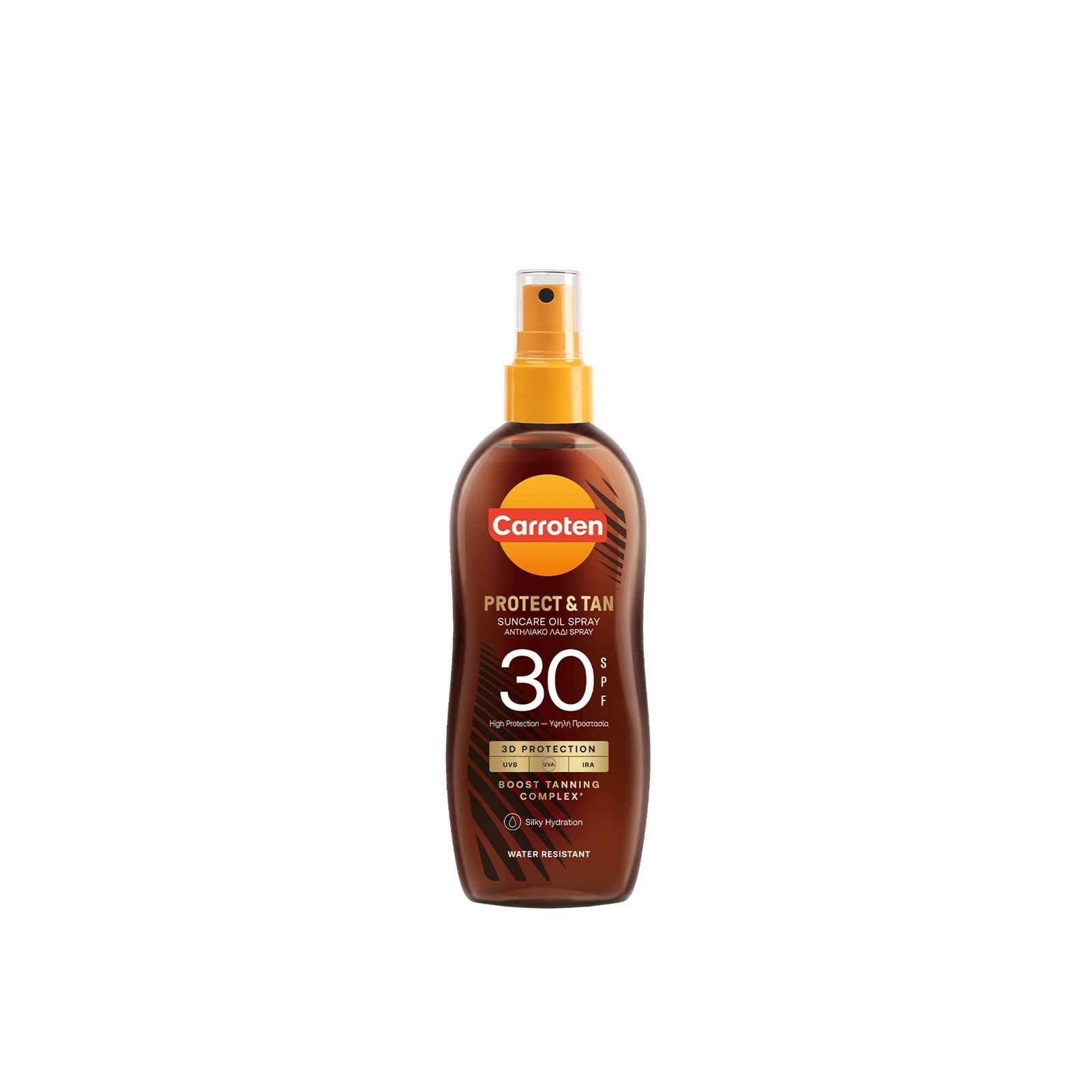 tanning oil with spf Carroten Protect & Tan Oil Spray SPF30