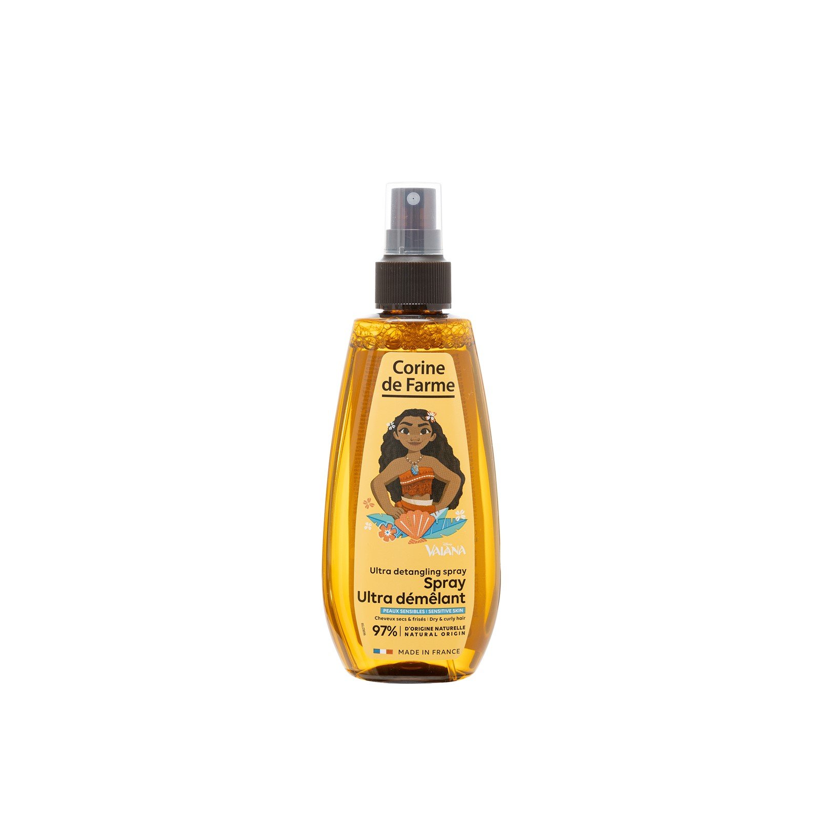 Leave-in Conditioner for Curly Hair Corine de Farme Moana Ultra Detangling Spray