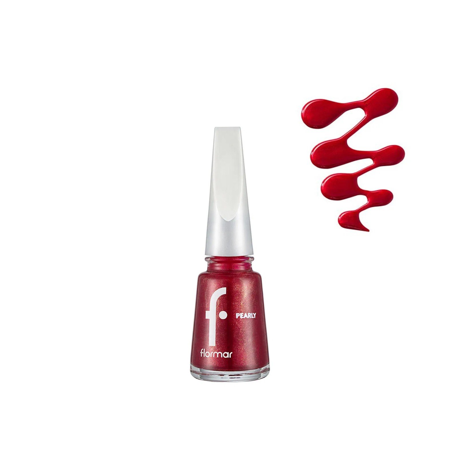 Flormar Pearly Nail Enamel 074 Red Attraction