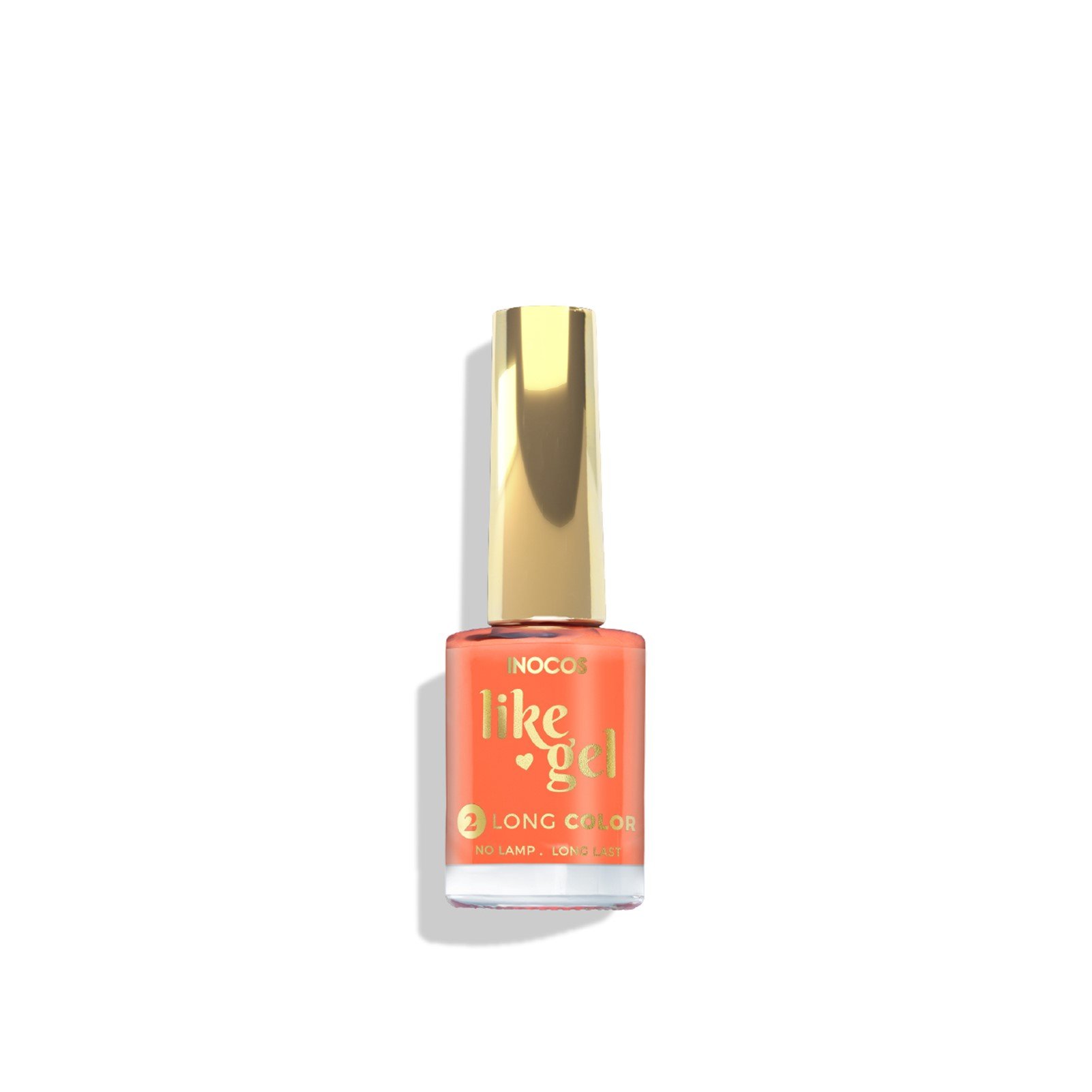 INOCOS Like Gel 2 Long Color Nail Polish 175 Cocktail Orange 11ml