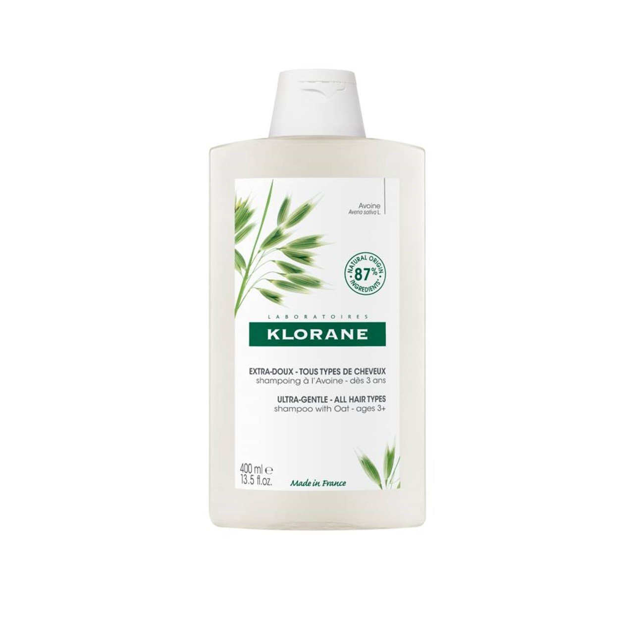 Klorane Ultra-Gentle Shampoo with Oat Milk 400ml