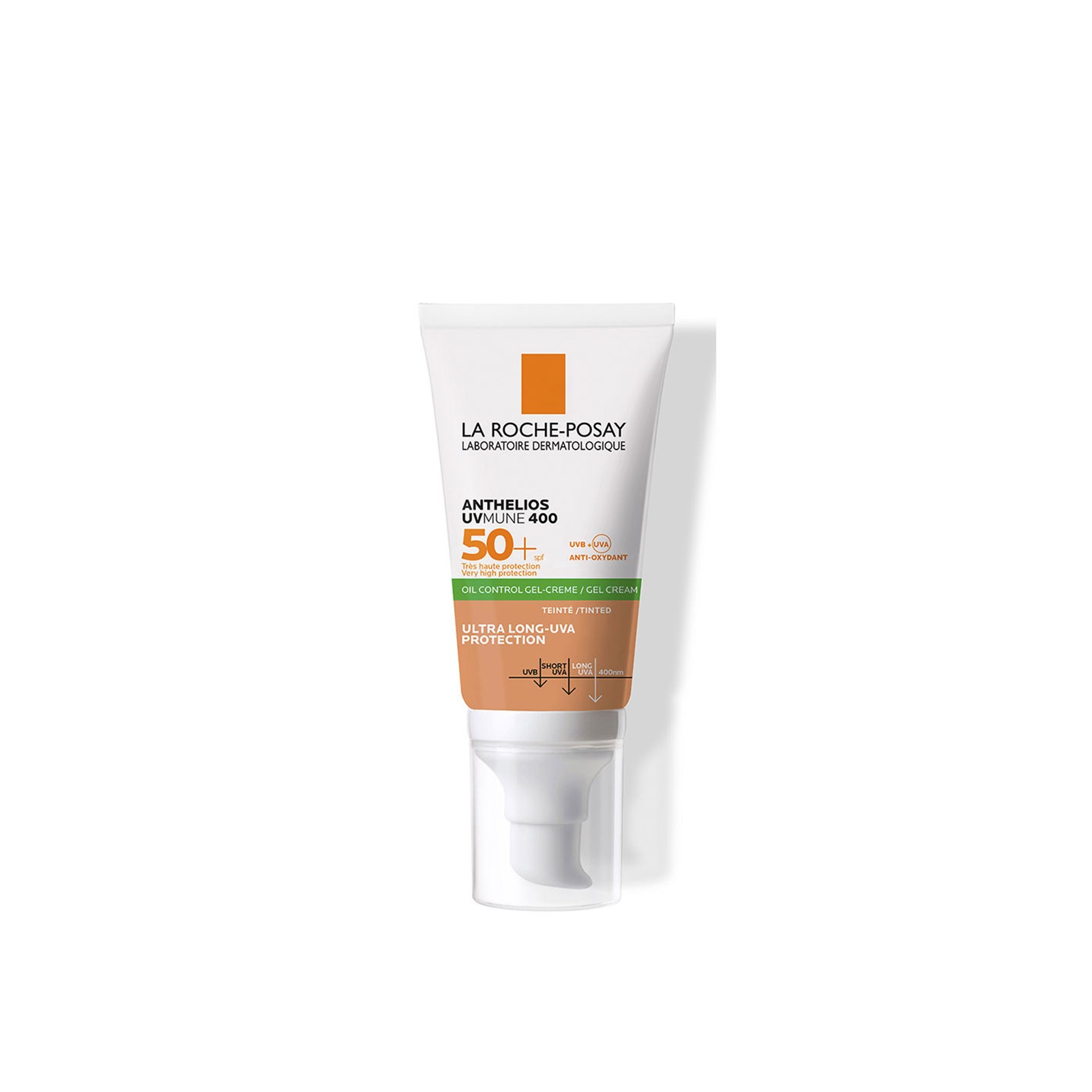 tinted sunscreen for oily skin La Roche-Posay Anthelios UVMune 400 Oil Control Tinted Gel-Cream SPF50+