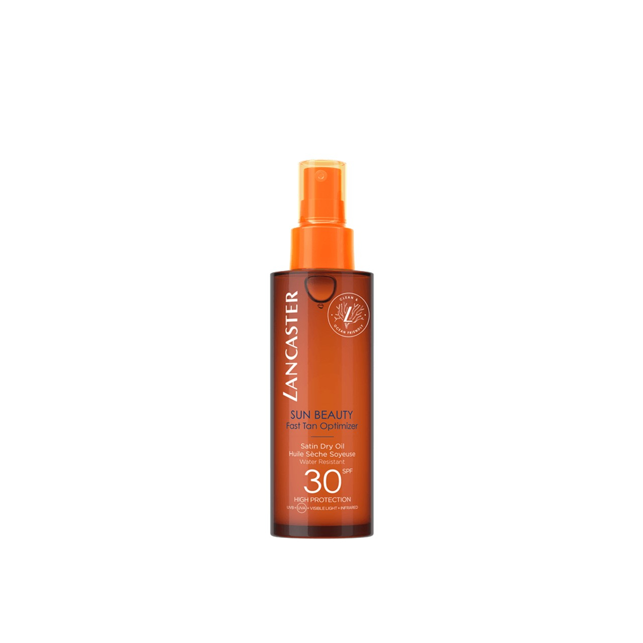 tanning oil with spf Lancaster Sun Beauty Fast Tan Optimizer Satin Dry Oil SPF30