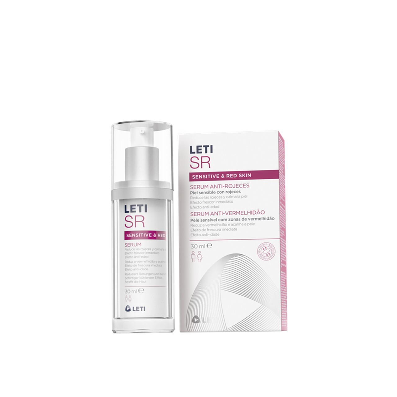 Best soothing serum for sensitive skin: Leti SR Serum