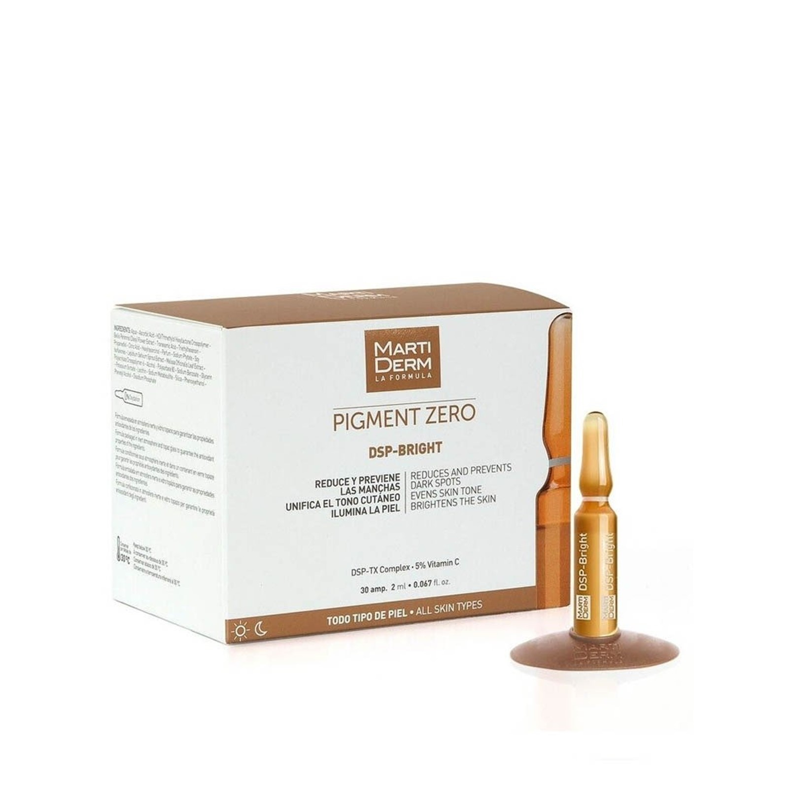 Best MartiDerm Products: MartiDerm Pigment Zero DSP-Bright Dark Spots Ampoules 30x2ml