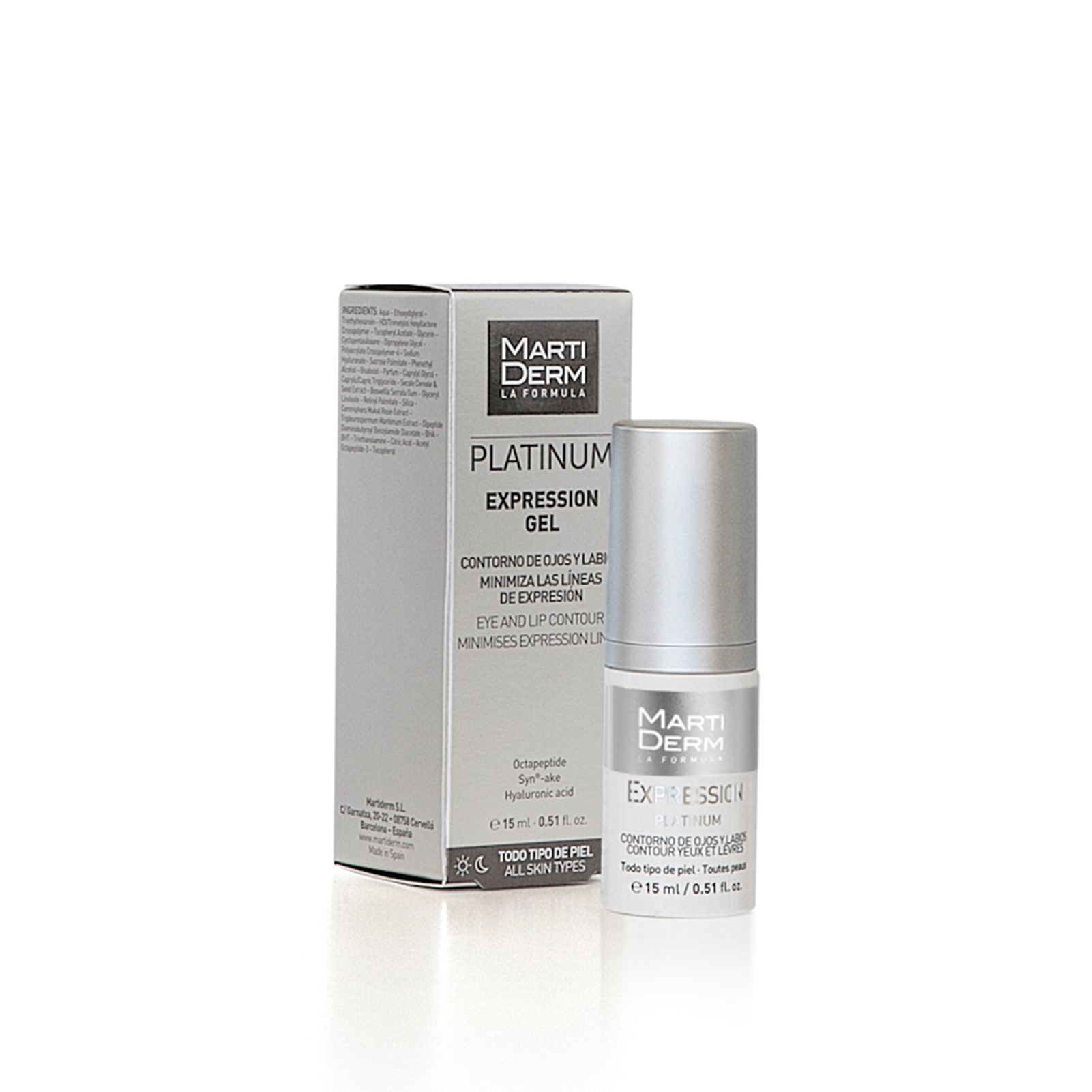 MartiDerm Platinum Expression Gel Eyes&Lips Contour 15ml