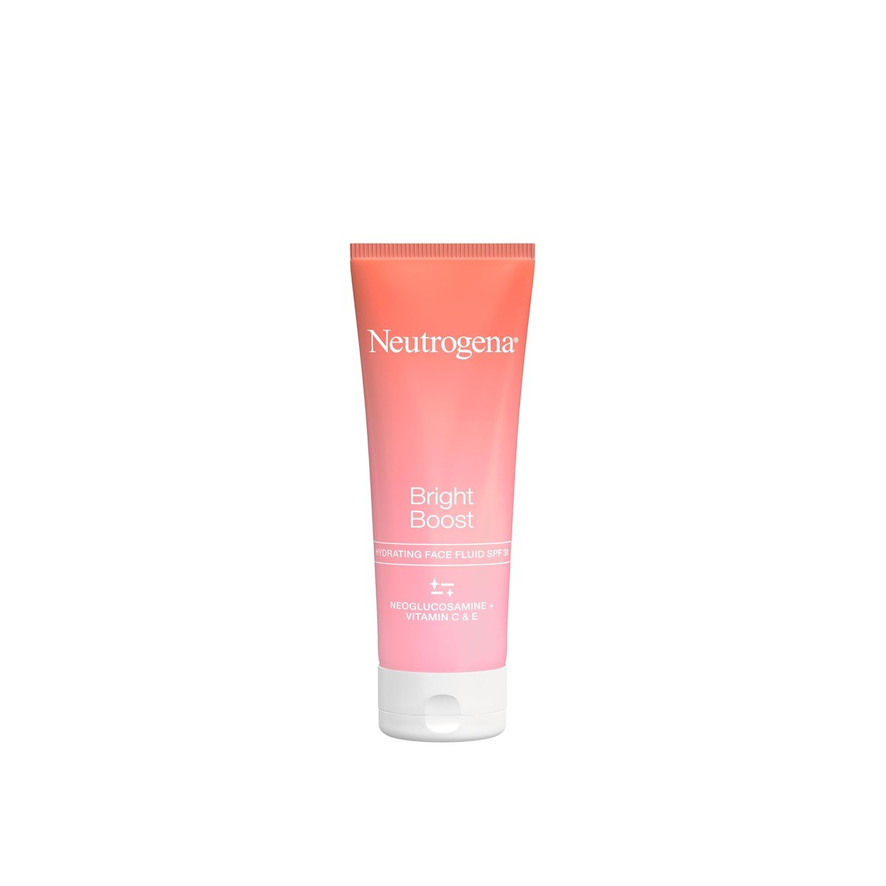 naturally glowy skin Neutrogena Bright Boost Hydrating Face fluid SPF30