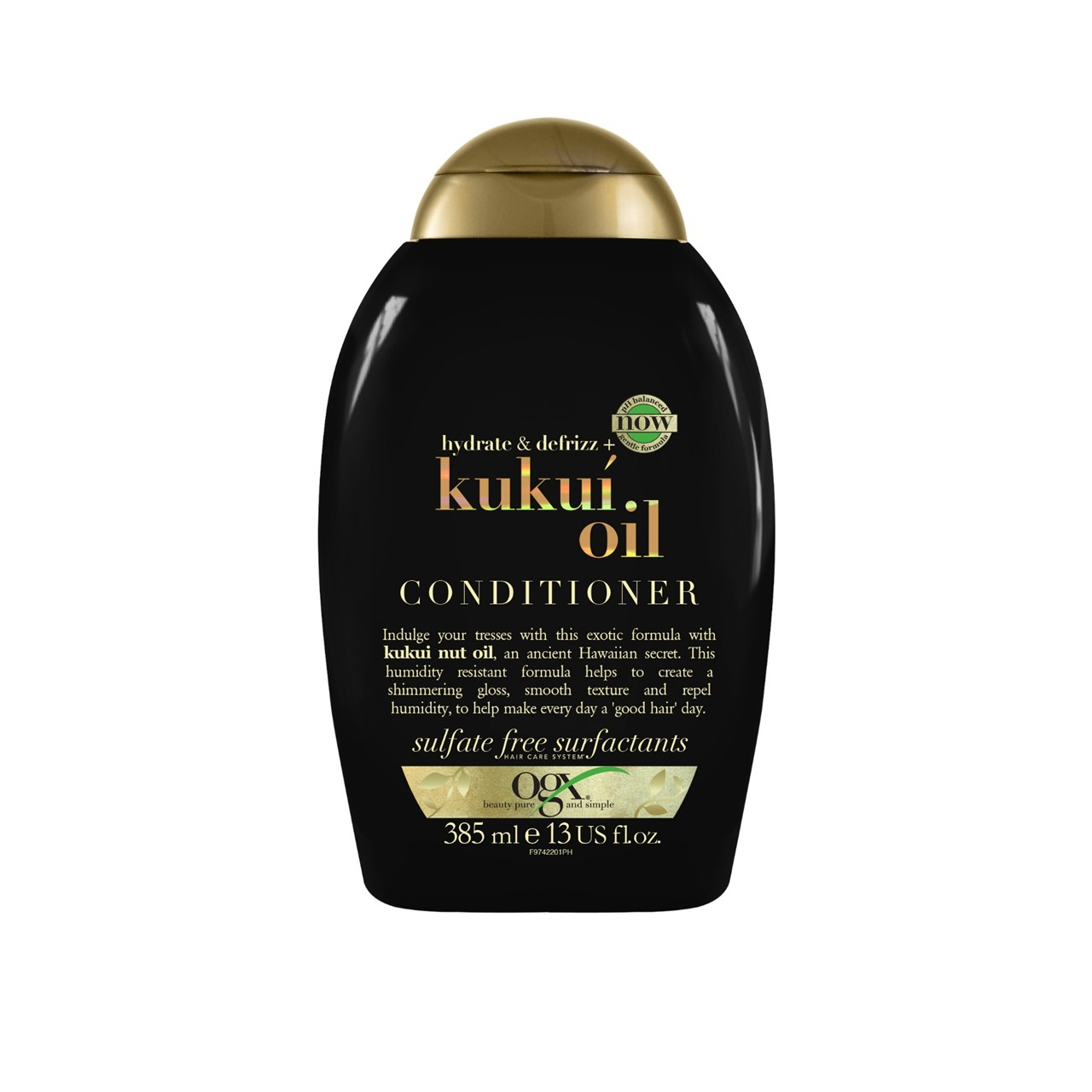 OGX Hydrate & Defrizz + Kukuí Conditioner 385ml