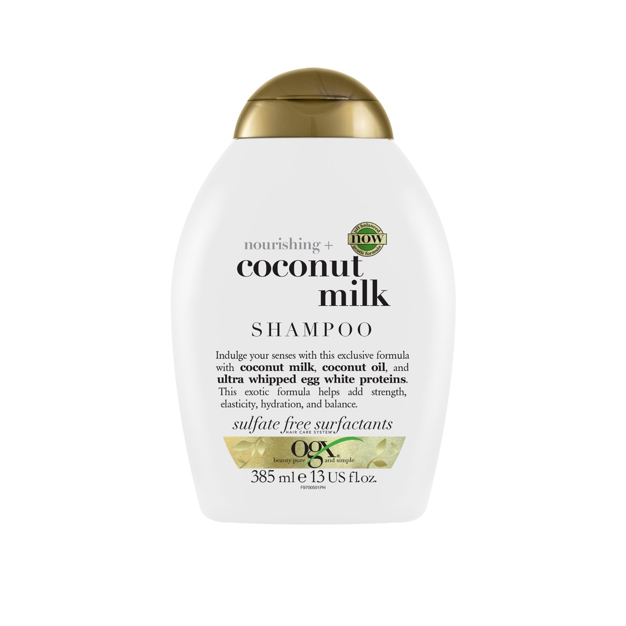 OGX Nourishing + Coconut Milk Shampoo 385ml