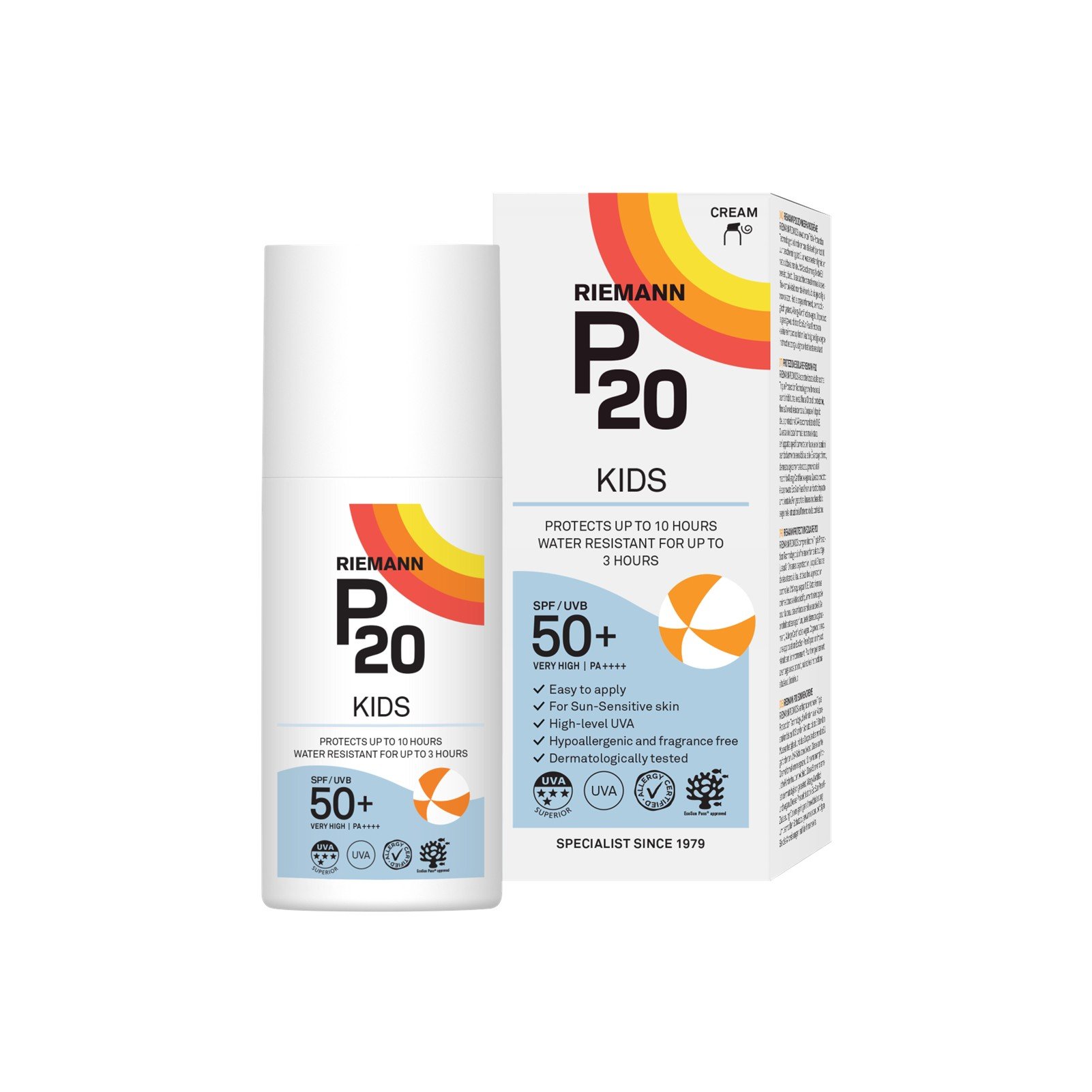 Riemann P20 Kids Sunscreen SPF50+ 200ml