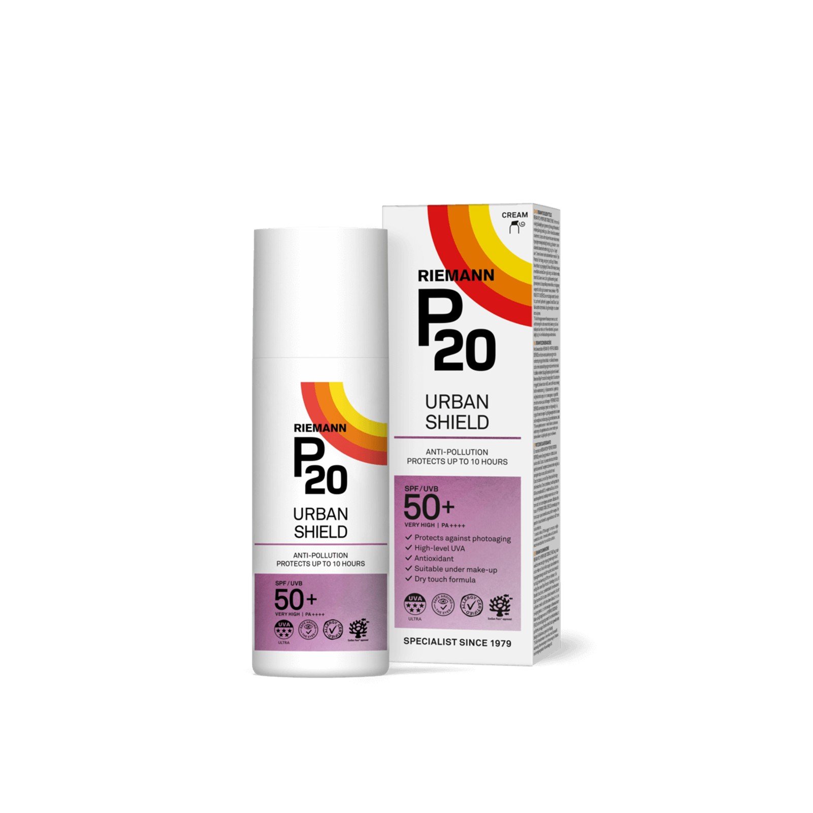 Riemann P20 Urban Shield Face Sunscreen SPF50+ 50g