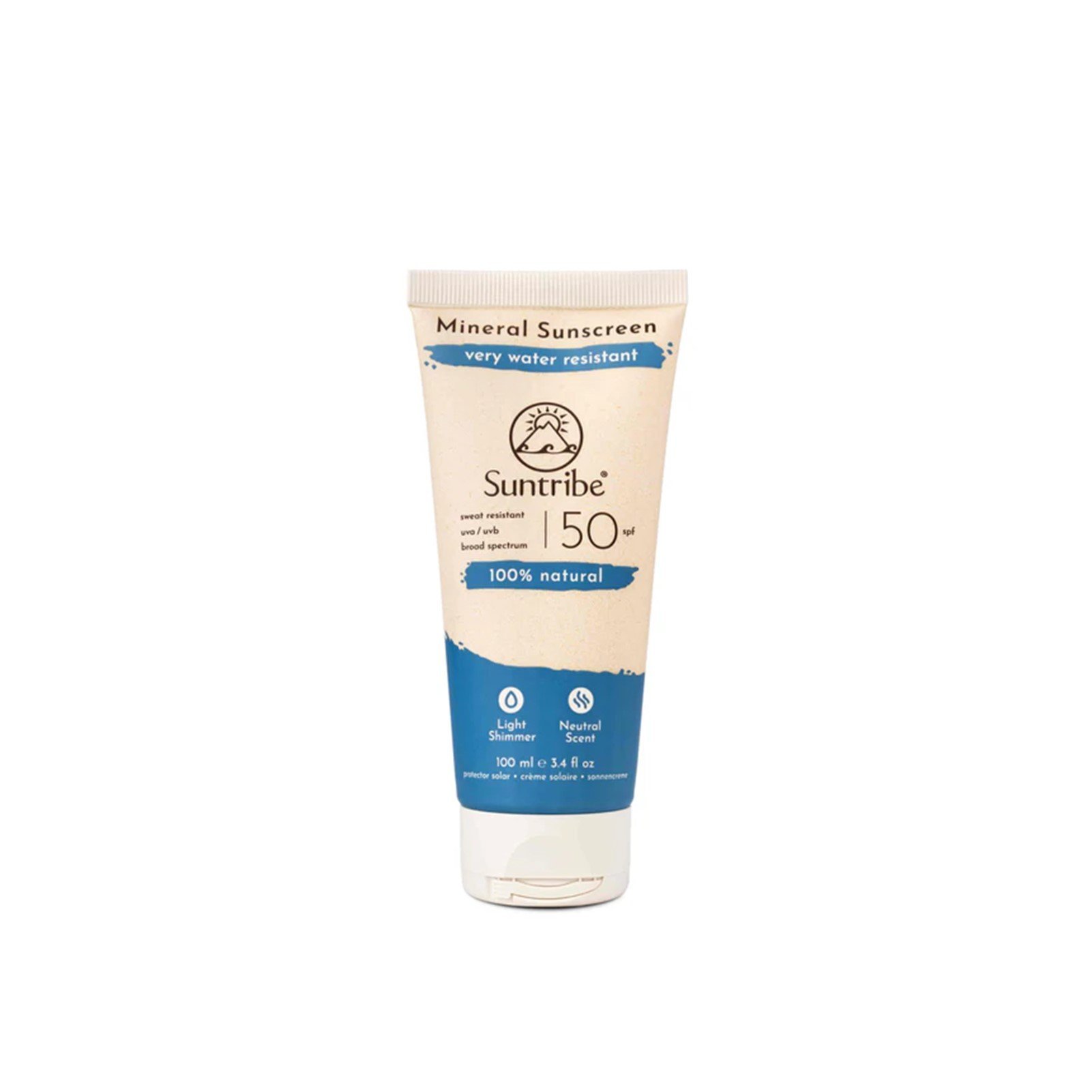 Suntribe Natural Mineral Sunscreen SPF50 100ml