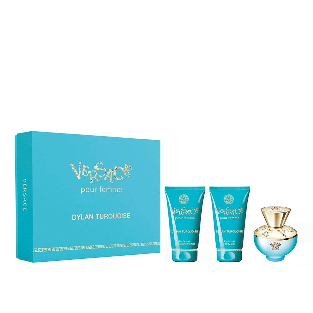Versace Dylan Turquoise Pour Femme Eau de Toilette 50ml Gift Set