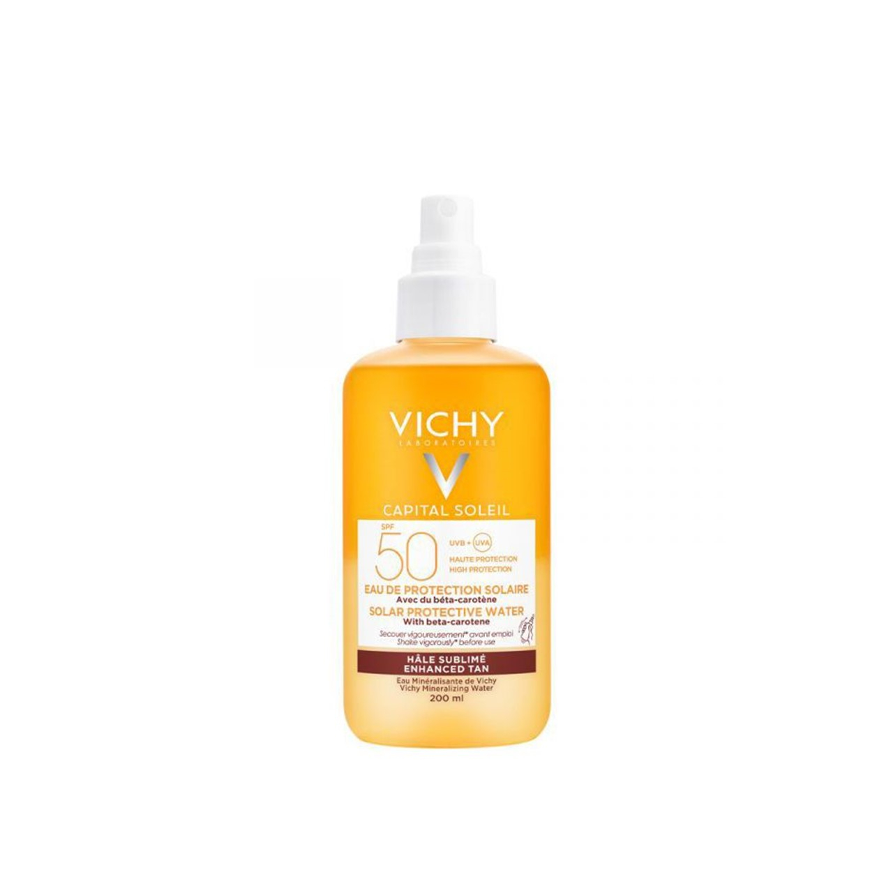 Vichy Capital Soleil Solar Protective Water Enhanced Tan SPF50+ 200ml