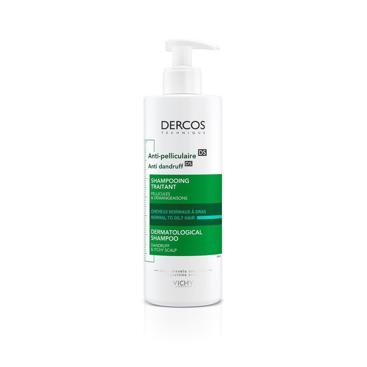 Vichy Dercos Anti-Dandruff DS Shampoo for Normal to Oily Hair 390ml