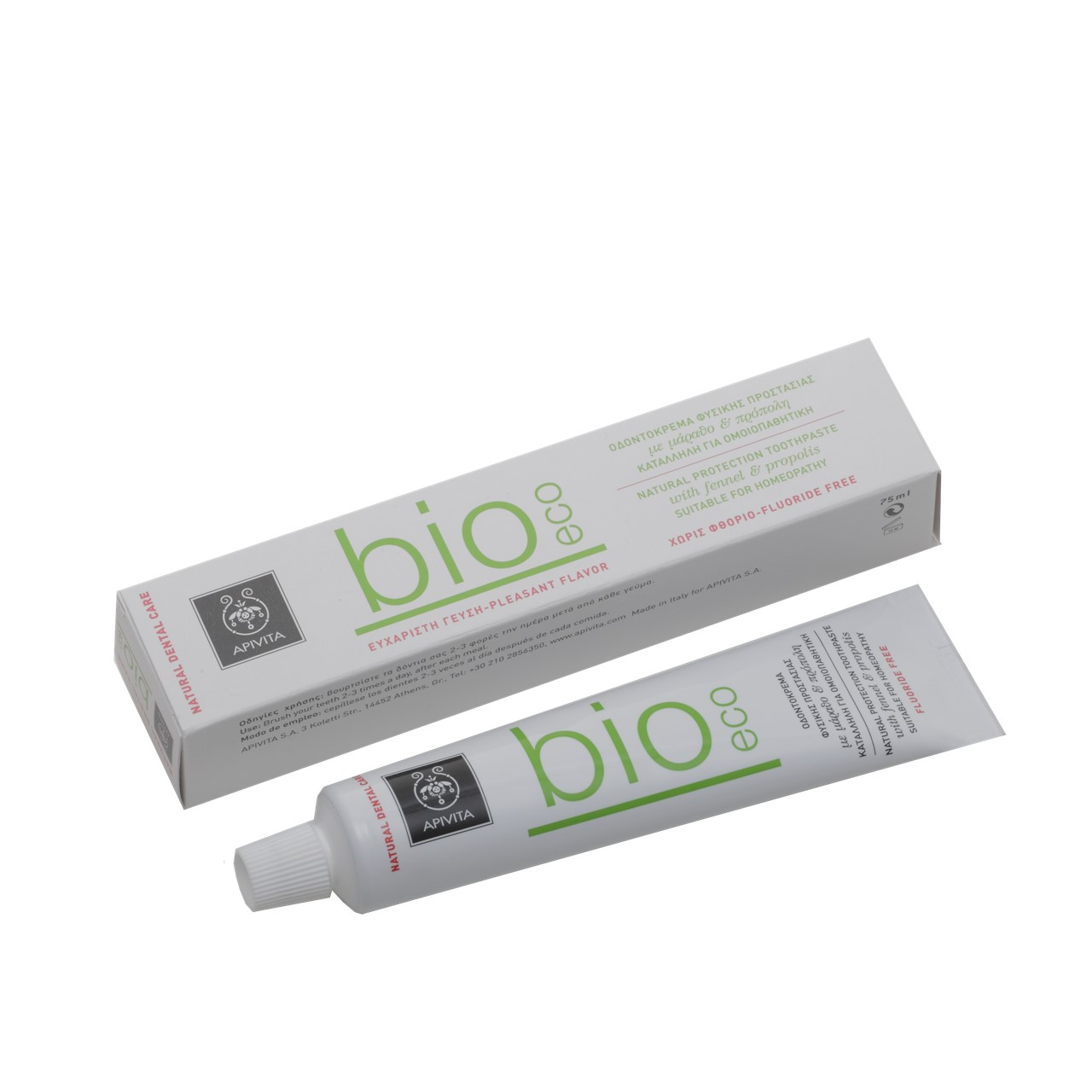 APIVITA Dental Care Bio-Eco Natural Protection Toothpaste 75ml