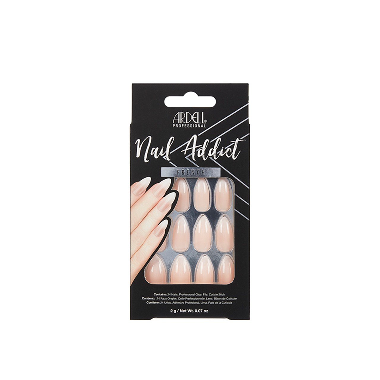 Buy Pipa Bella by Nykaa Fashion White Stick On Nails with Gold Outlines  Online