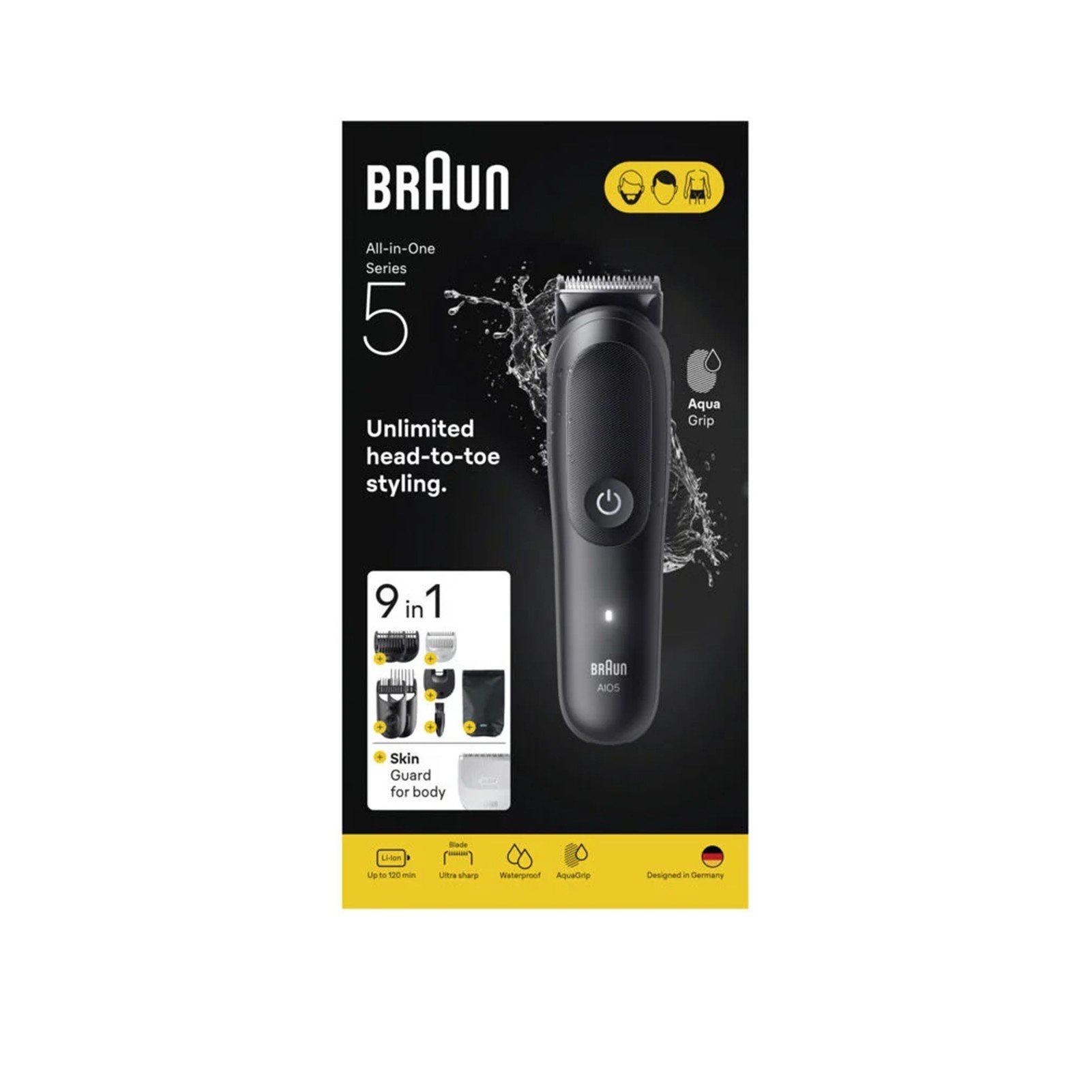 Braun Series 5 All-In-One Trimmer 9-In-1 Styling Kit MGK5540 USA