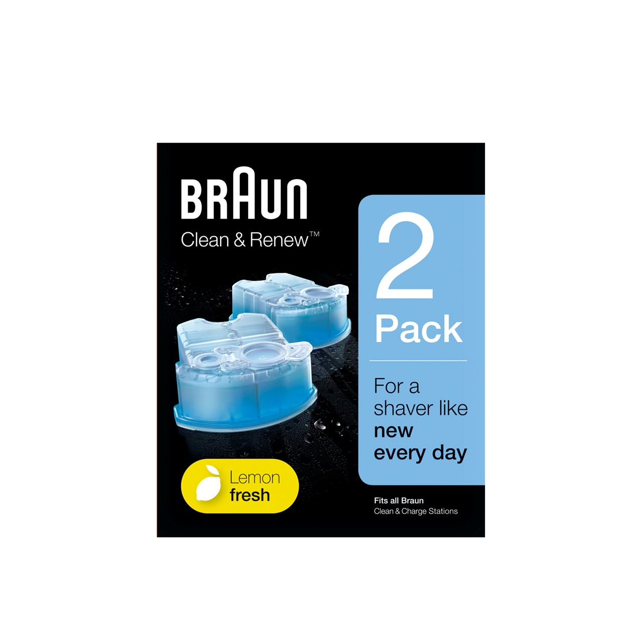 Clean & Charge station: Braun Clean & Renew cartridge refills