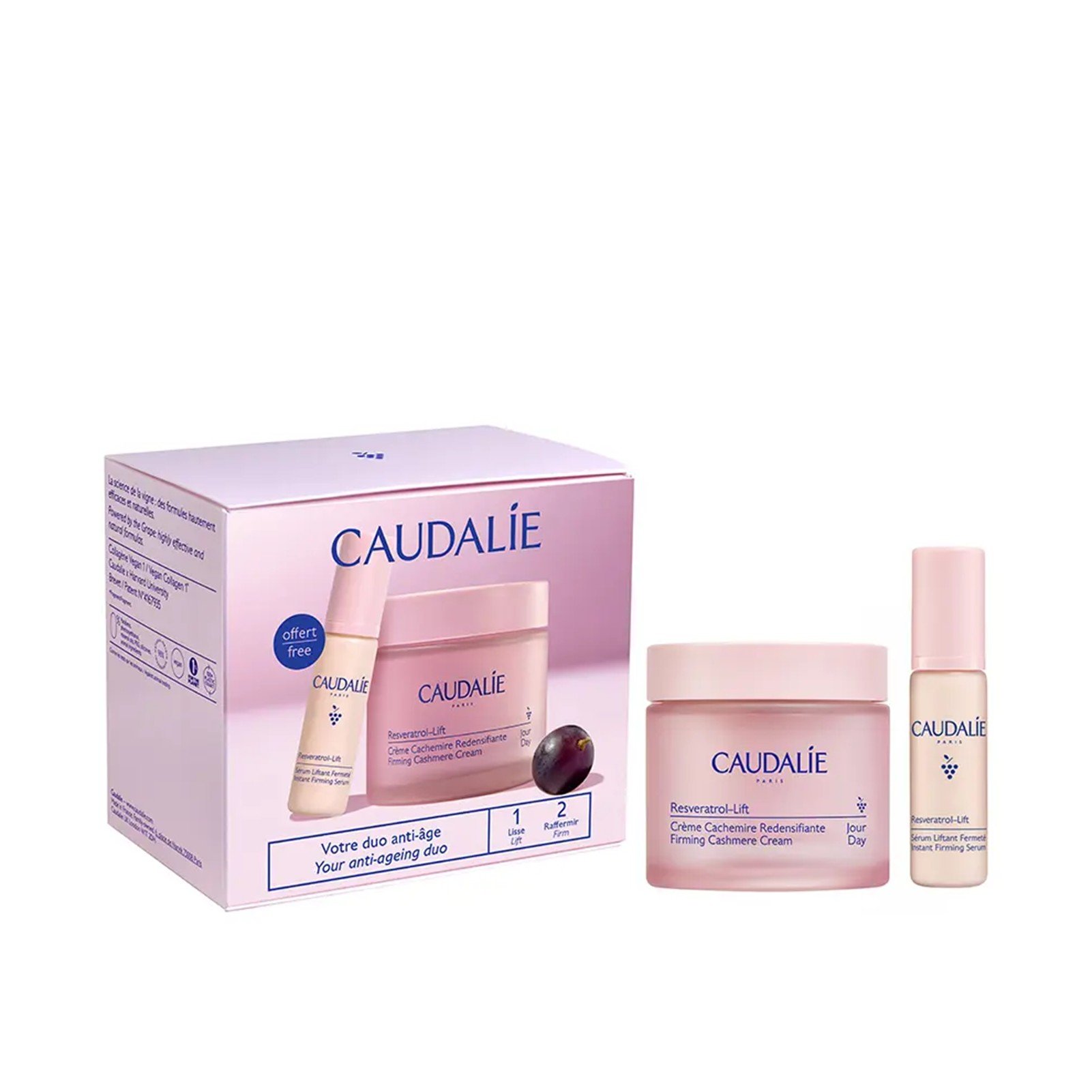 Lumière Valeicia Cream & Foundation セット Caudalie Resveratrol-Lift Anti-Aging Duo Set Albania
