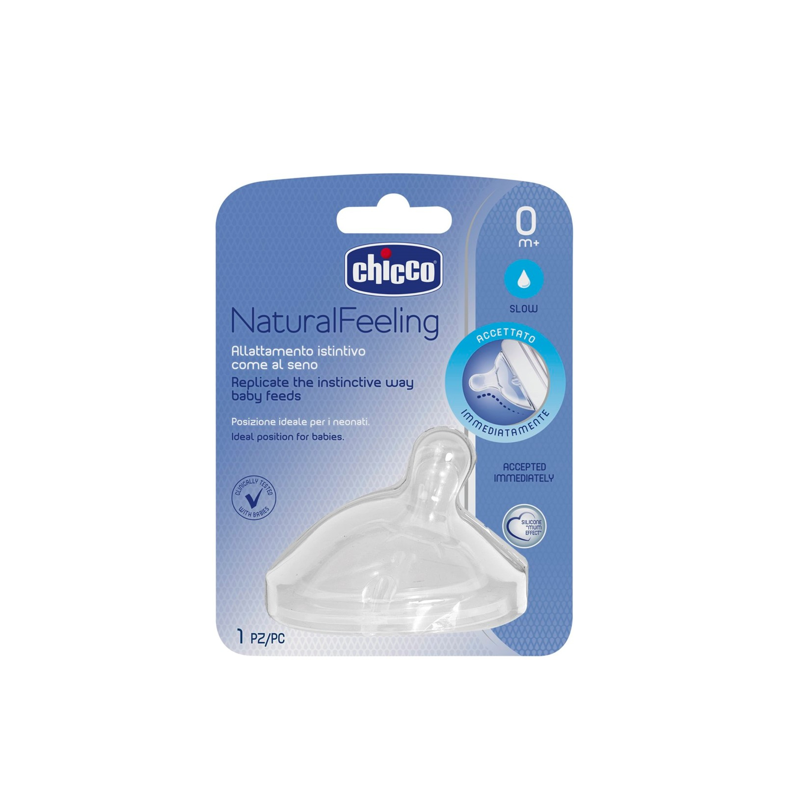 Comprar Chicco Natural Feeling Silicone Nipple · Angola