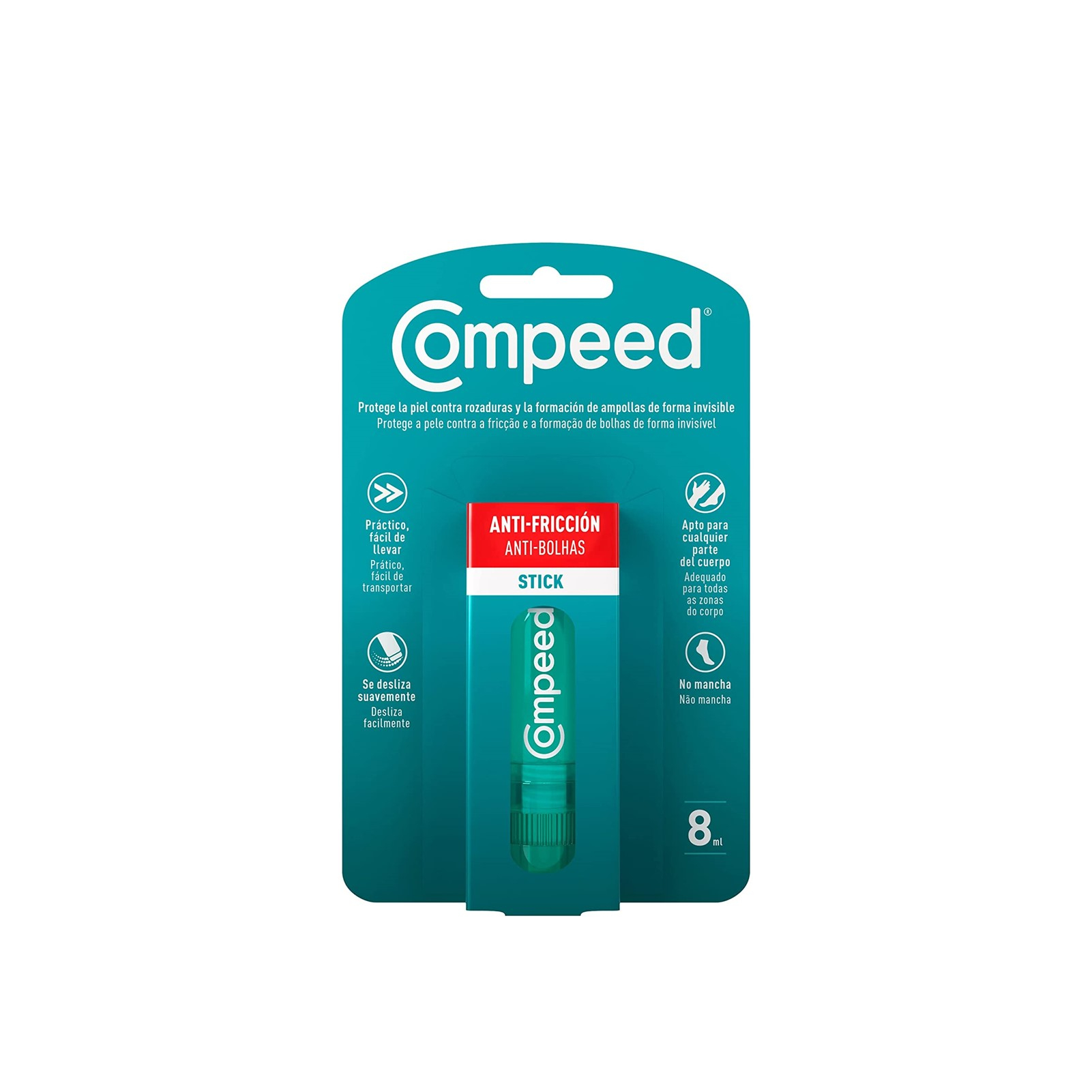 The Compeed Anti Blister Stick instantly reduces rubbing on the