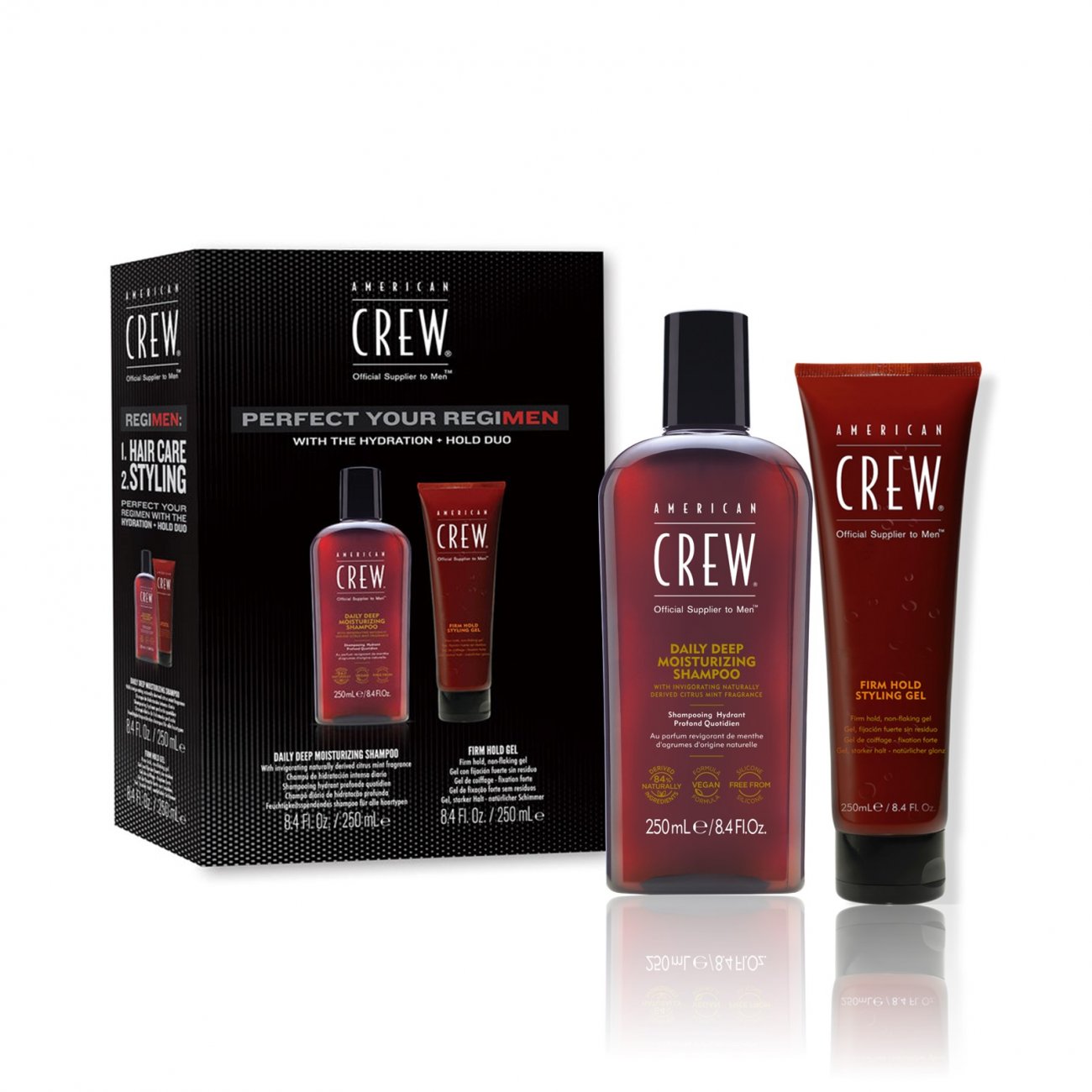 Buy GIFT SET:American Crew Perfect Your Regimen The Hydration + Hold Duo  Coffret · Belgium