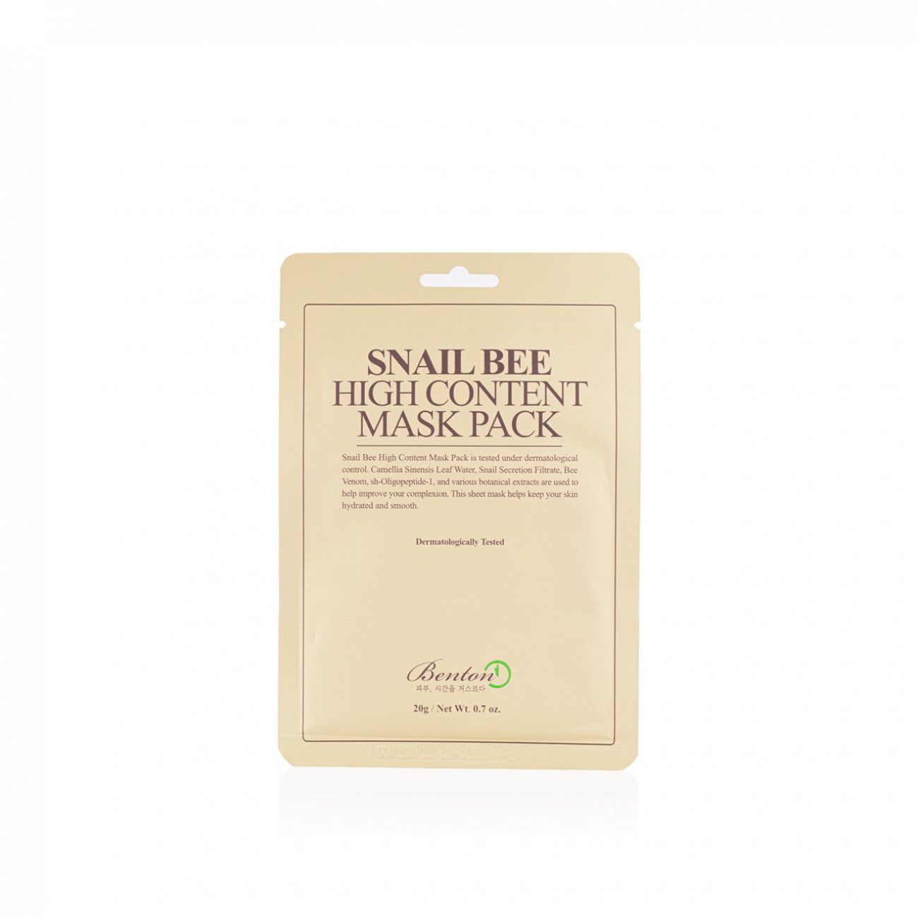 Buy Benton Snail Bee Content Mask 20g · Japan