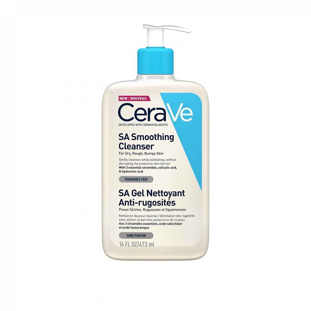 CeraVe SA Smoothing Cleanser Bumpy Skin (15.99fl oz) USA