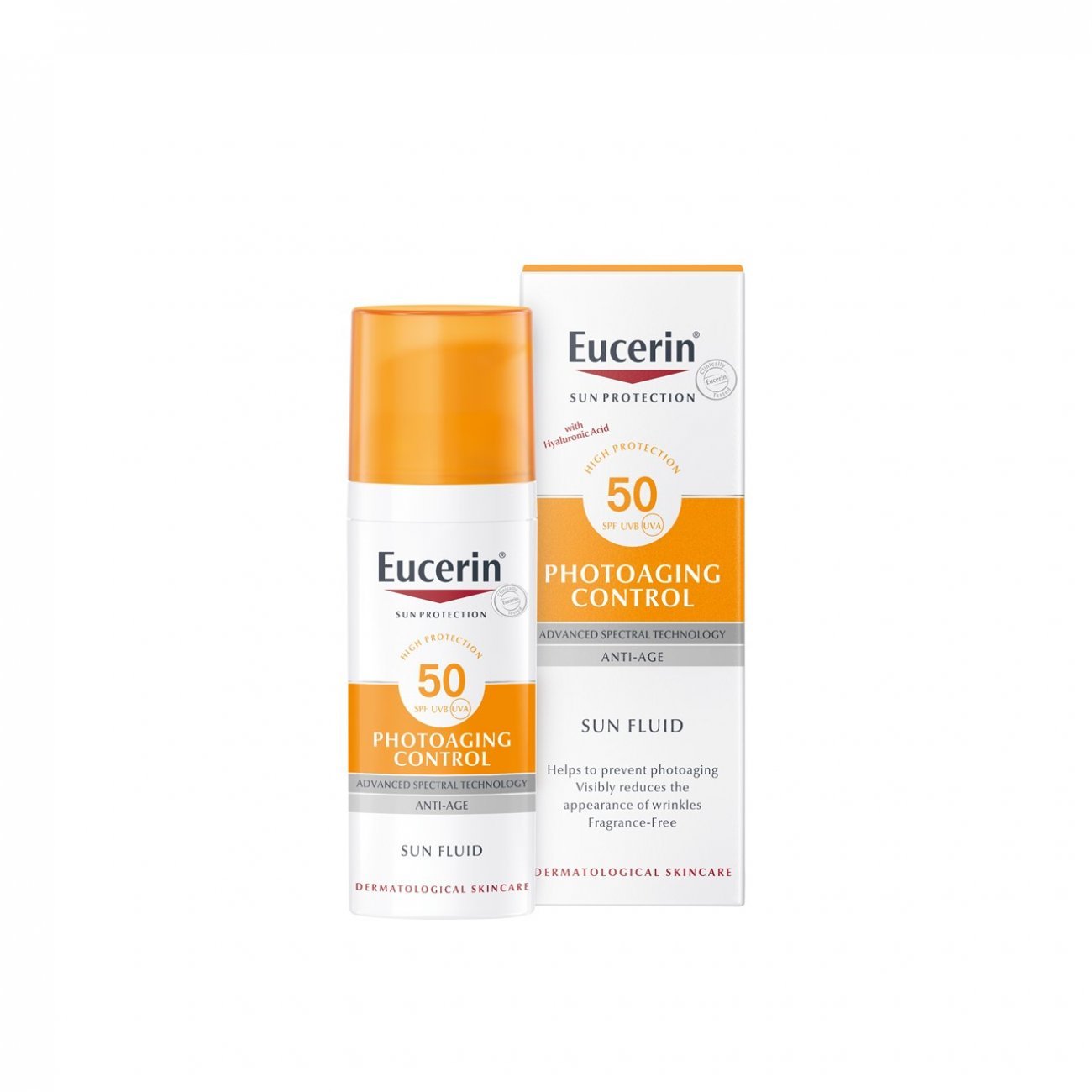 Buy Eucerin Sun Photoaging Control Fluid SPF50 50ml · Indonesia