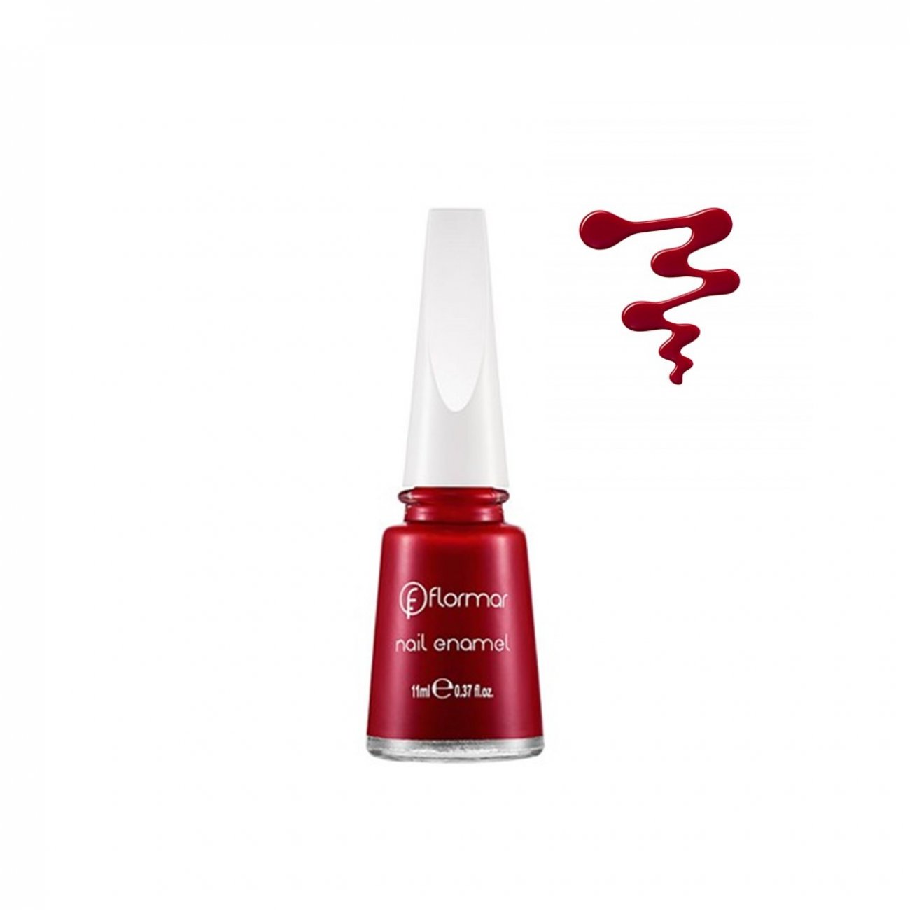 Buy Flormar Nail Enamel 128 Bordeaux Scream Bright 11ml (0.37fl oz) · USA