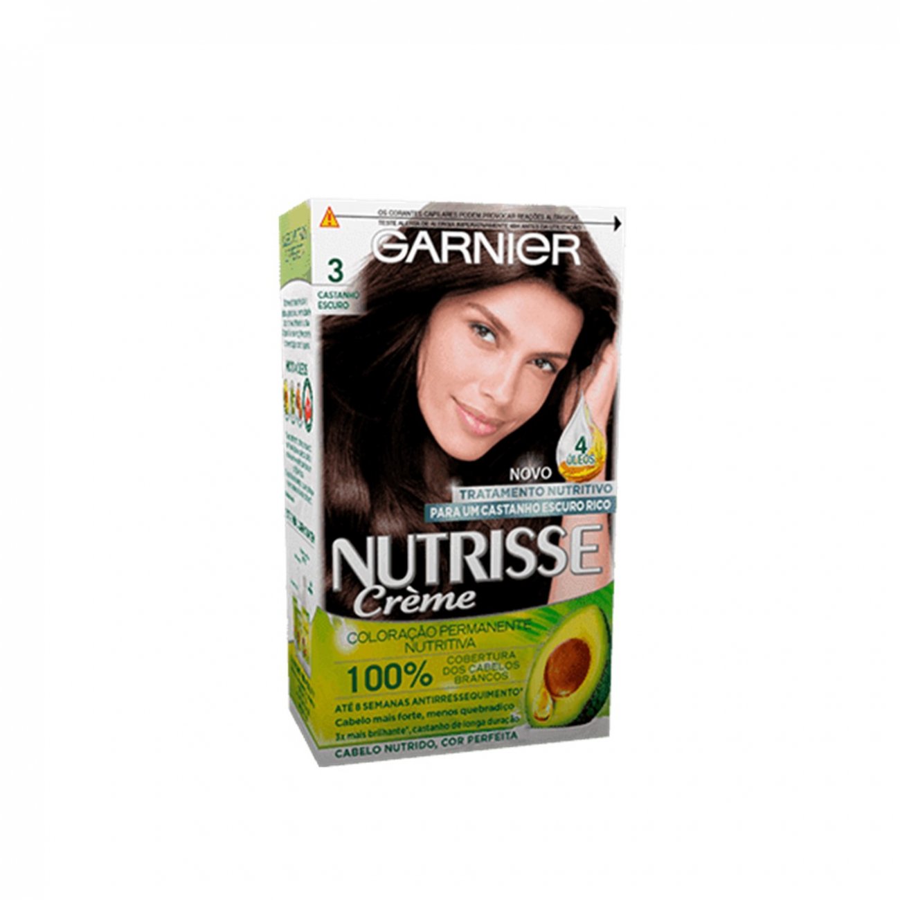 Buy Garnier Nutrisse Crème 3 Darkest Brown Permanent Hair Dye · Belgium