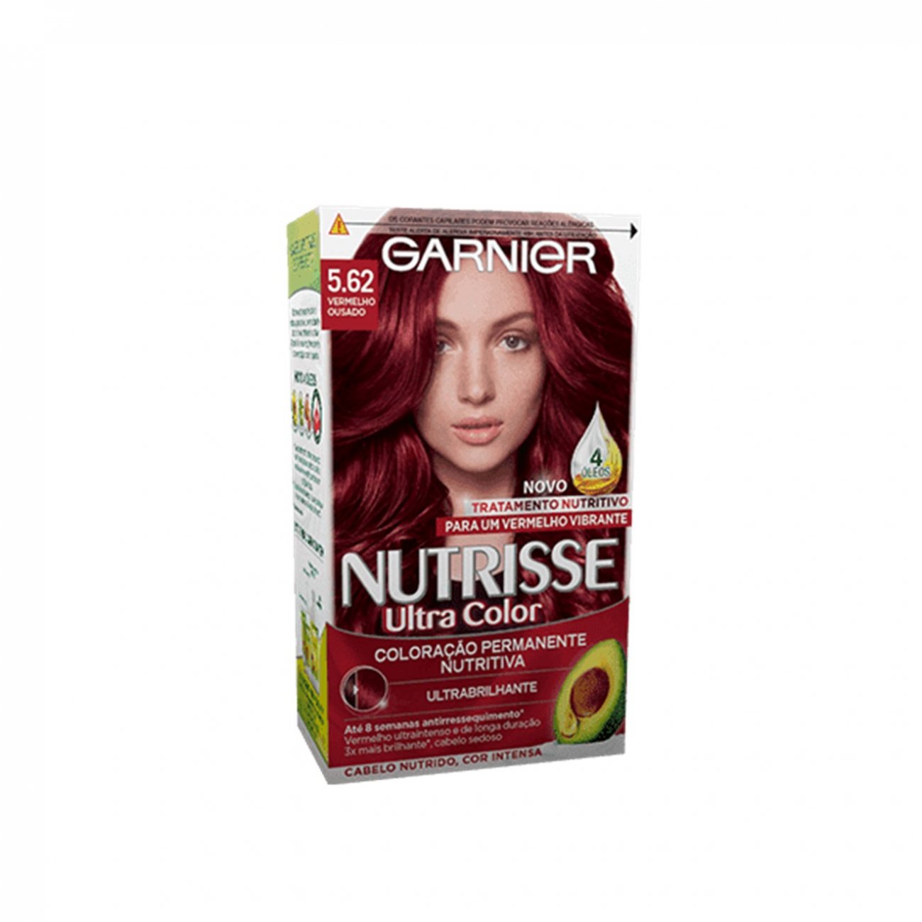 Skinne Stor eg indenlandske Buy Garnier Nutrisse Ultra Color 5.62 Vibrant Red Permanent Hair Dye · USA