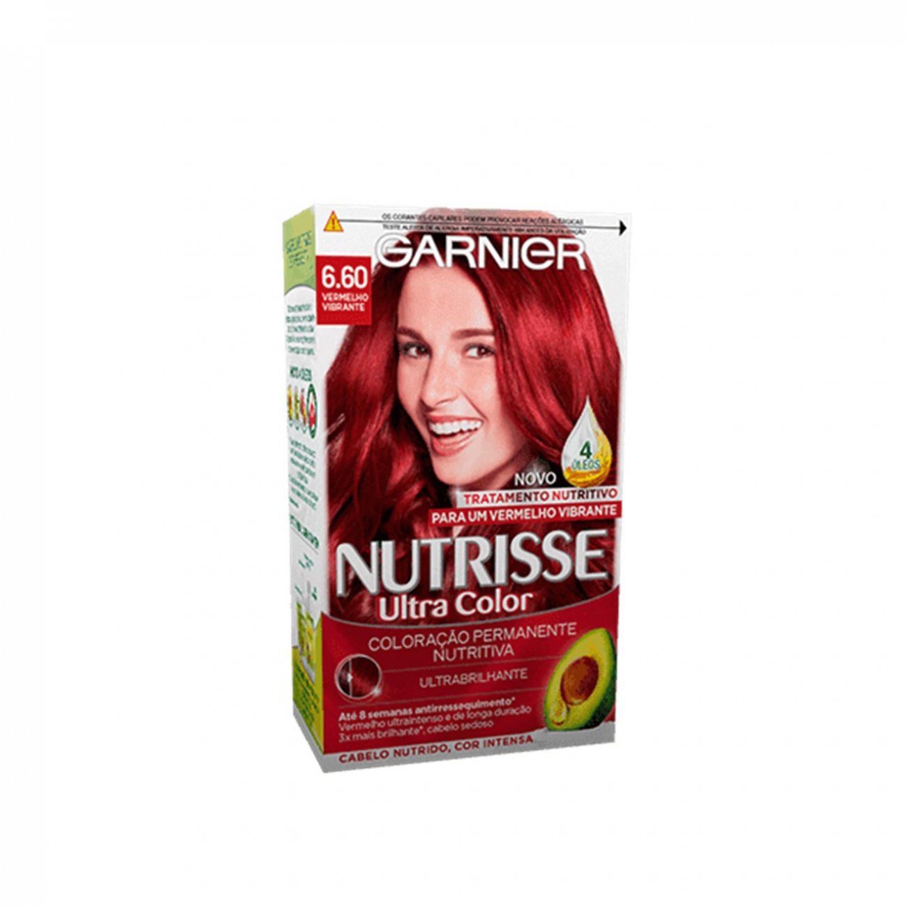 Garnier Nutrisse Ultra Color 6.60 Fiery Permanent Dye · USA
