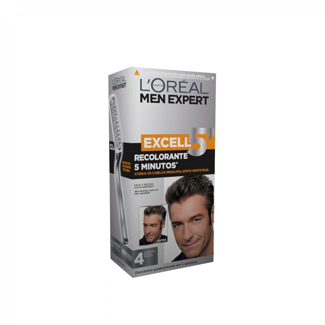 Buy L'Oréal Paris Men Expert Excell 5 Hair Color 4 Natural Dark Brown ·  Pakistan