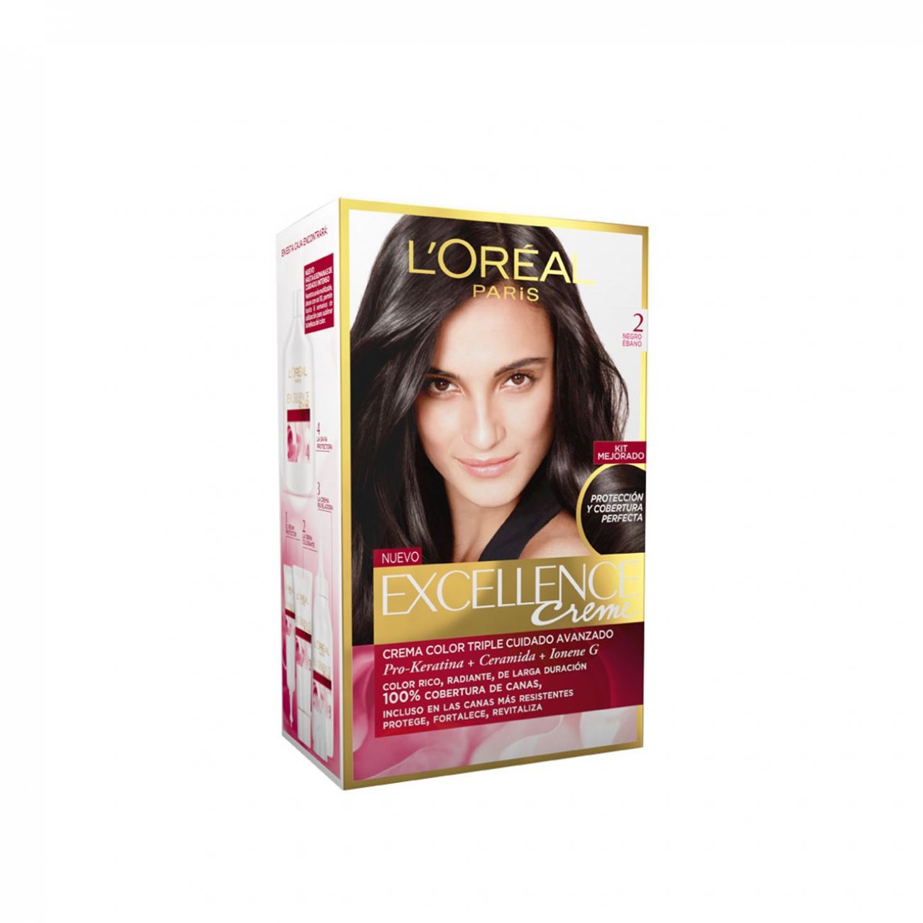 Buy L'Oréal Paris Excellence Creme 2 Black Brown Hair Dye · India