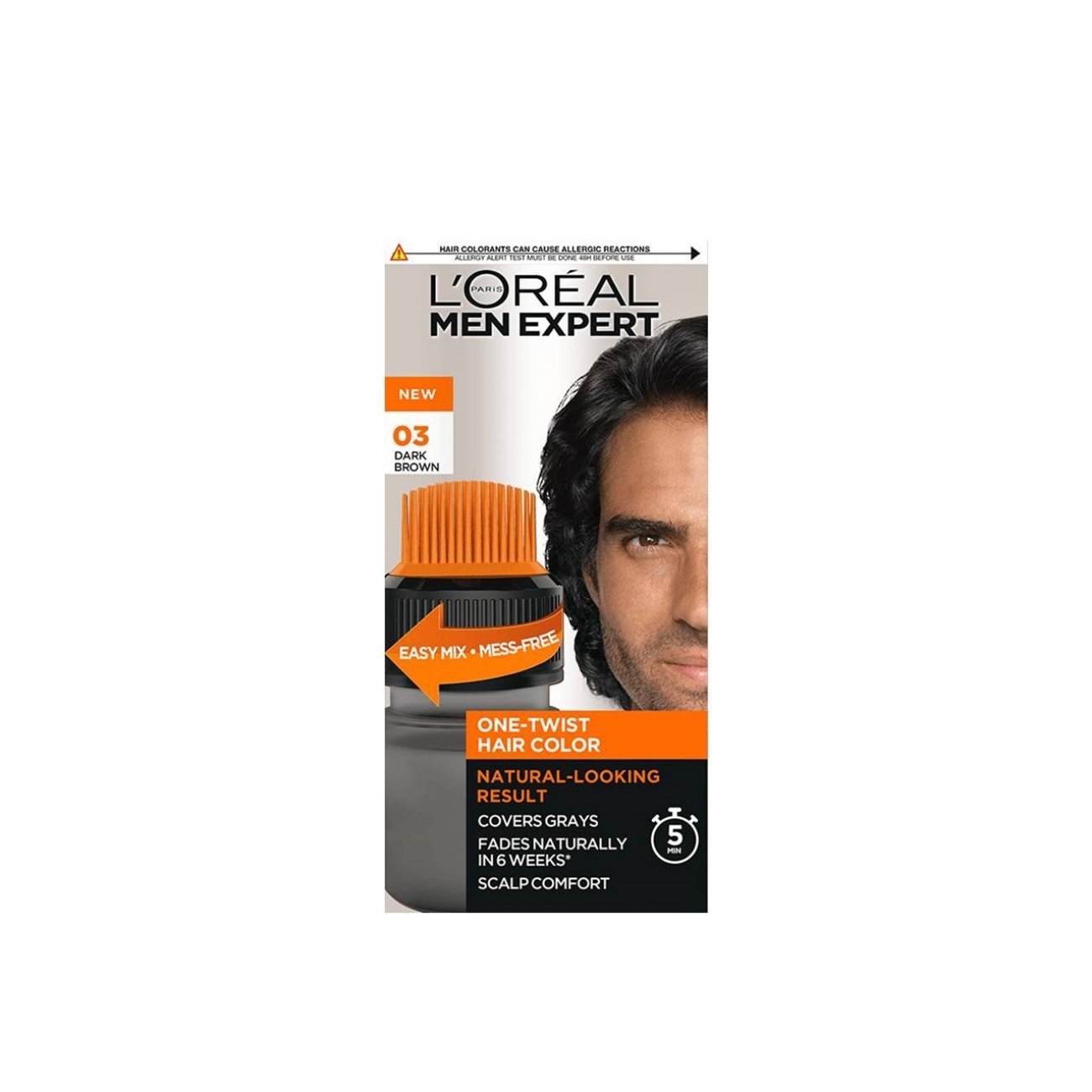 Buy L'Oréal Paris Men Expert One-Twist Hair Color 03 Dark Brown · United  Arab Emirates