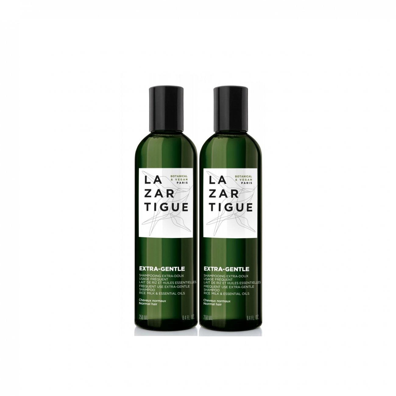 Afvige Indrømme indsigelse Buy PROMOTIONAL PACK:Lazartigue Extra-Gentle Frequent Use Shampoo 250ml x2  (2x8.4 fl oz) · USA