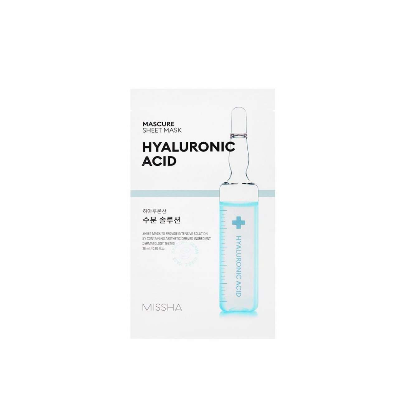 Uovertruffen syreindhold mekanisk Buy Missha Mascure Hydra Solution Sheet Mask Hyaluronic Acid 28ml (0.95fl  oz) · USA