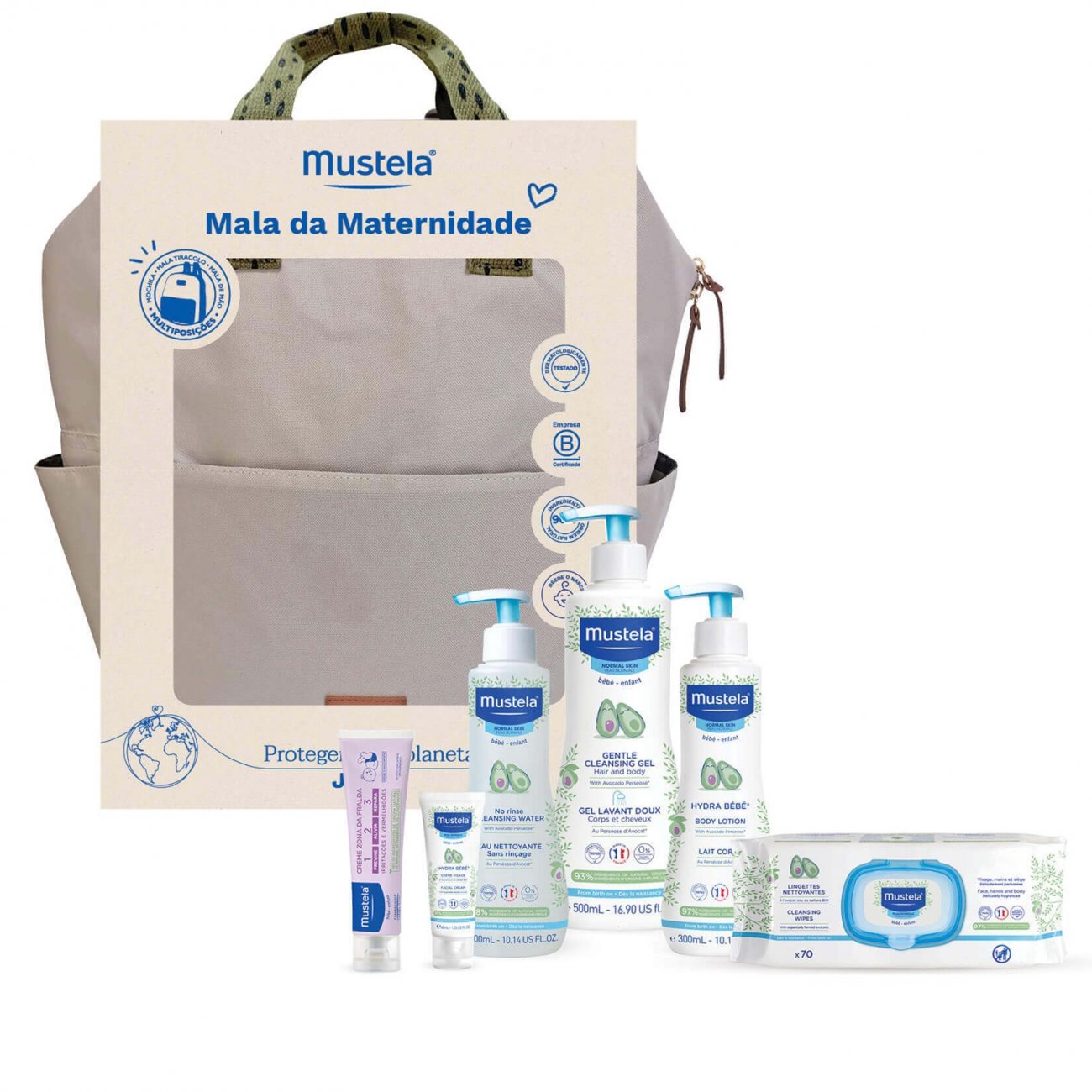 DE REGALO:SET DE REGALO:Mustela Baby Maternity Bag Multipositions Taupe · España