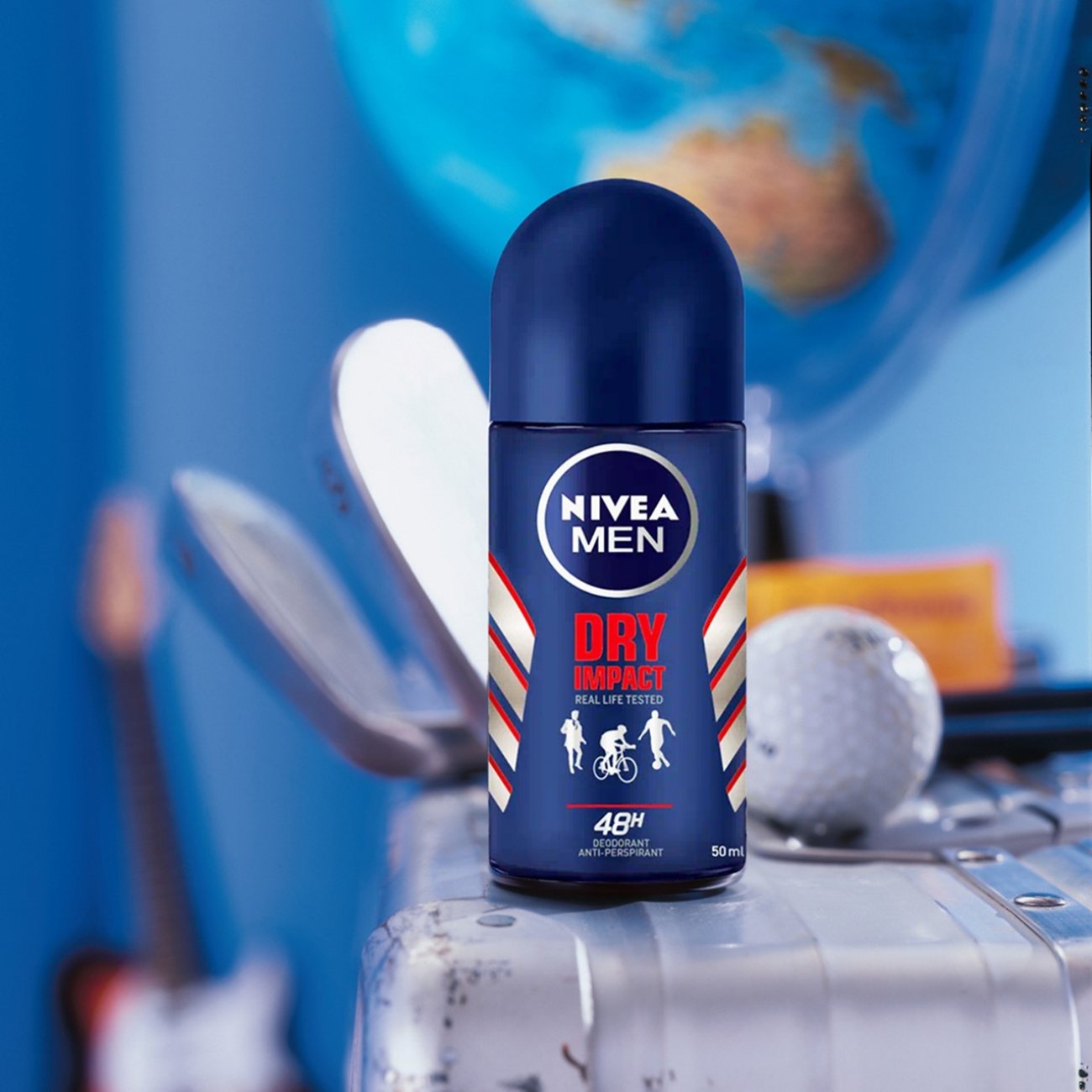 verzonden Bedienen vertaling Buy Nivea Men Dry Impact 48h Deodorant Anti-Perspirant Roll-On 50ml · Japan  (JPY¥)